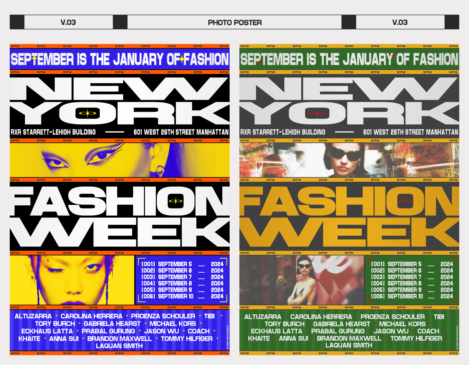 Poster Collection | New York Fashion Week | NYFW — Изображение №6 — Графика на Dprofile