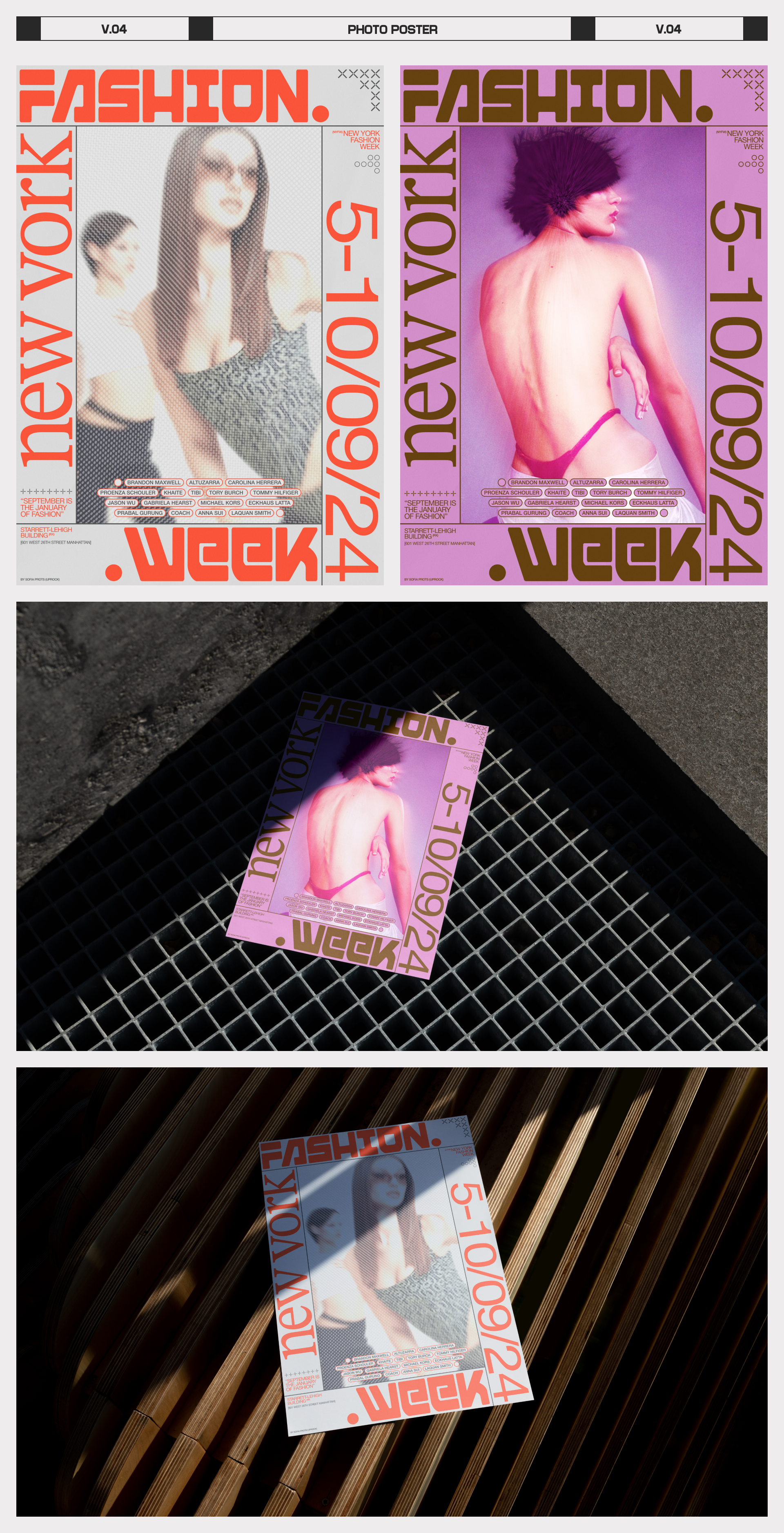 Poster Collection | New York Fashion Week | NYFW — Изображение №9 — Графика на Dprofile