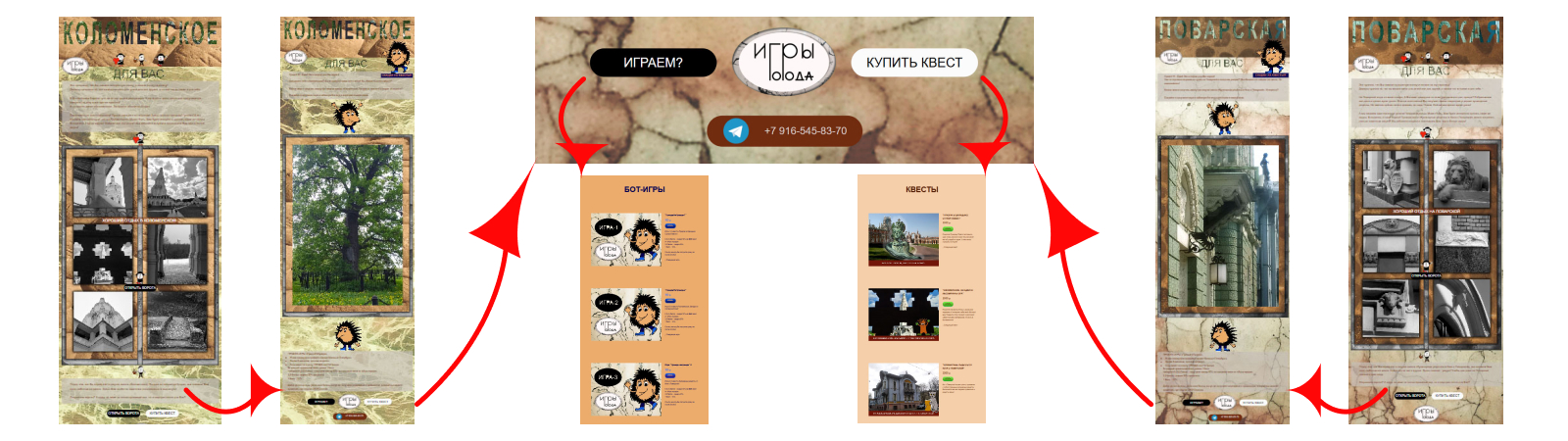 Сайт про городские квесты — Изображение №6 — Интерфейсы, Брендинг на Dprofile