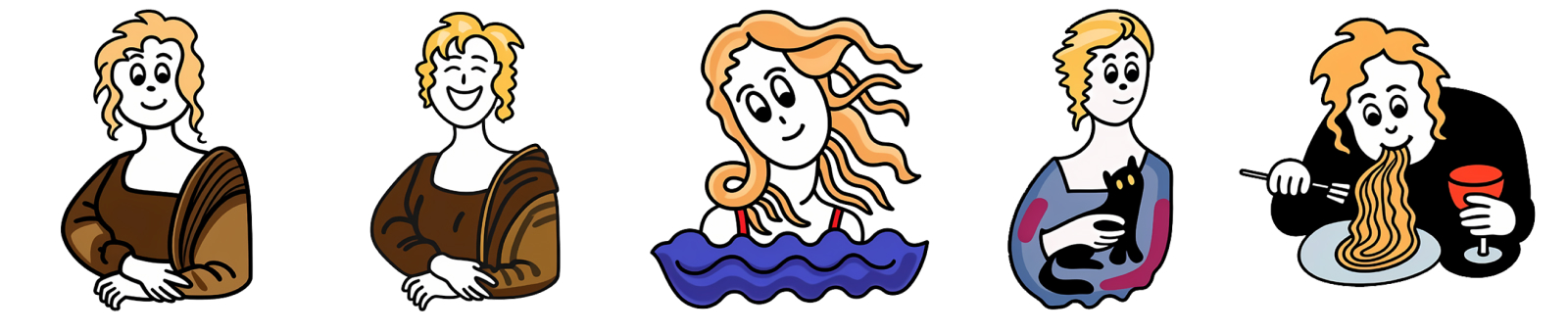 Добрые стикеры-овальчики — Изображение №6 — Иллюстрация на Dprofile