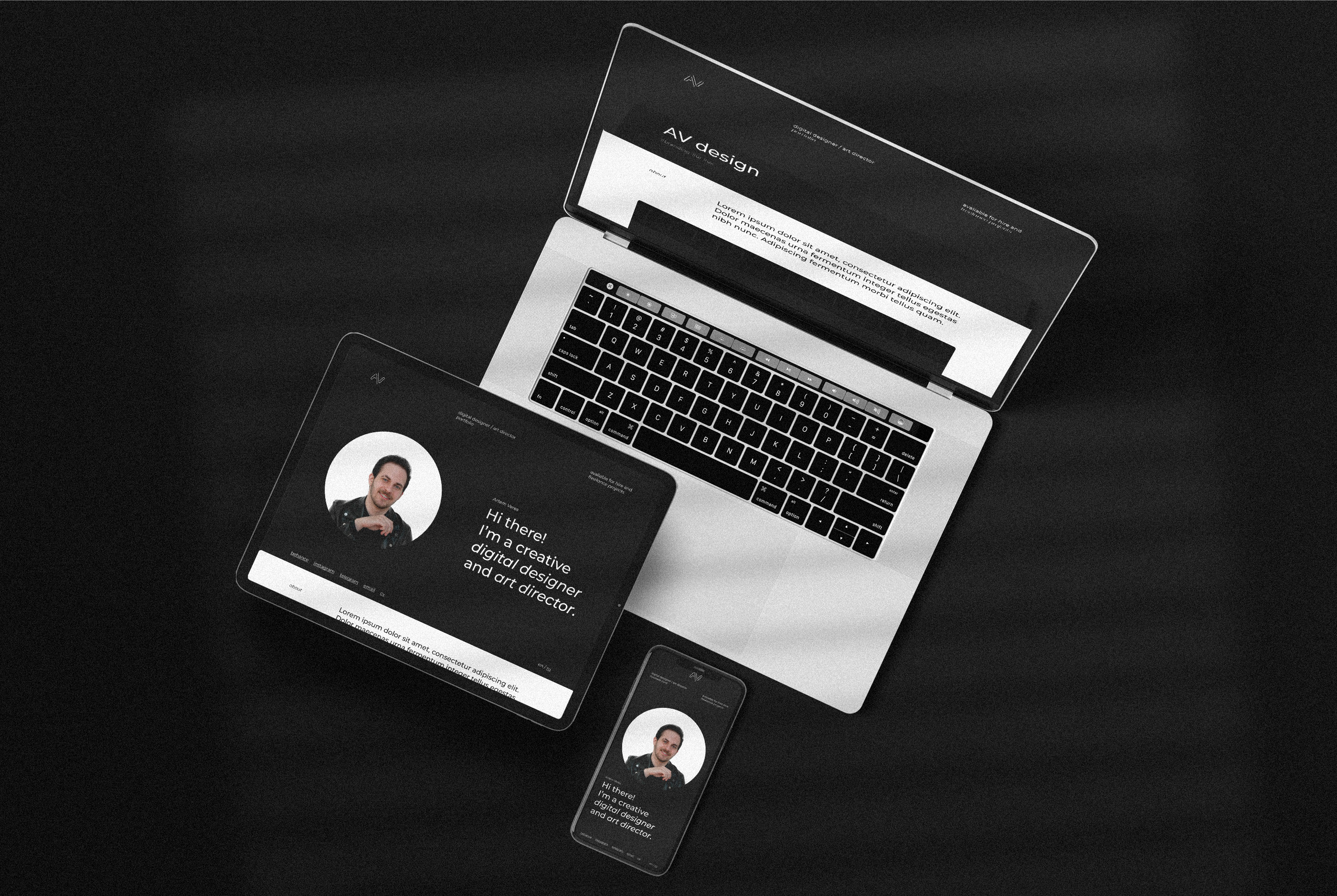 Artem Veres | branding & website — Изображение №1 — Интерфейсы, Брендинг, Графика на Dprofile