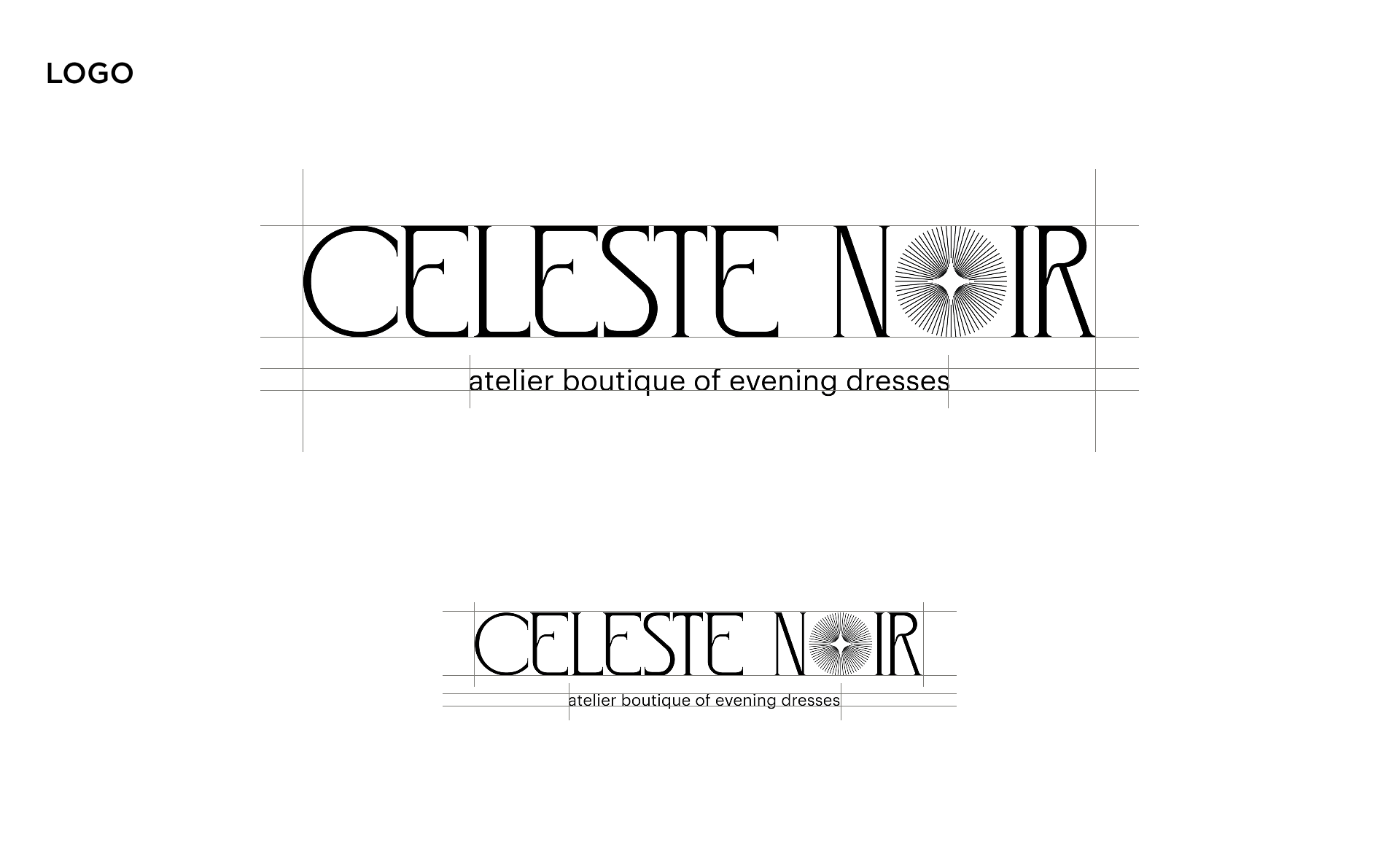 CELESTE NOIR — atelier boutique of evening dresses — Изображение №4 — Брендинг на Dprofile