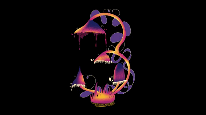 36DAYSOFTYPE | mushrooms — Изображение №2 — Иллюстрация, Графика на Dprofile