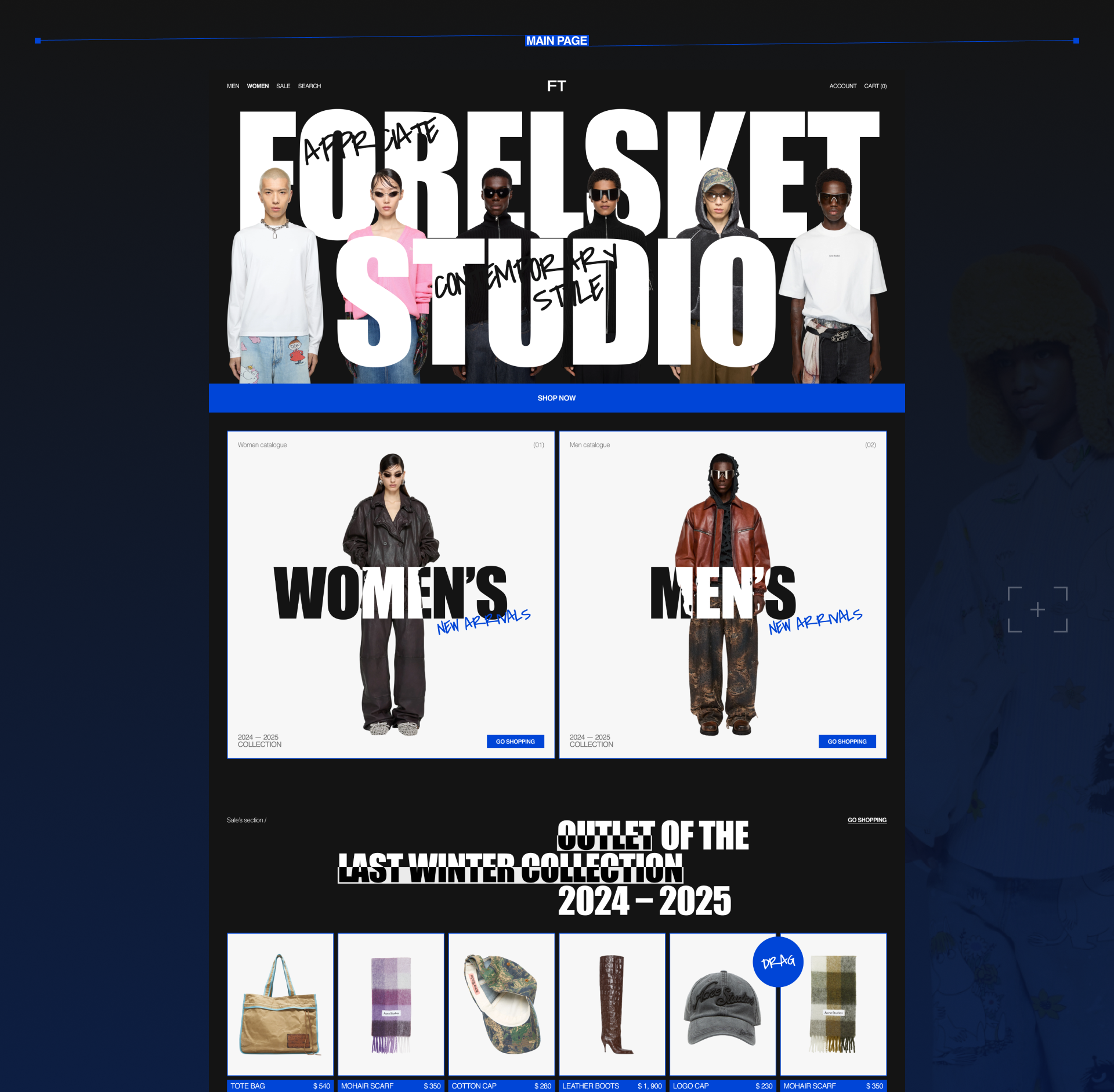 Forelsket | e-commerce — Изображение №3 — Интерфейсы, Графика на Dprofile