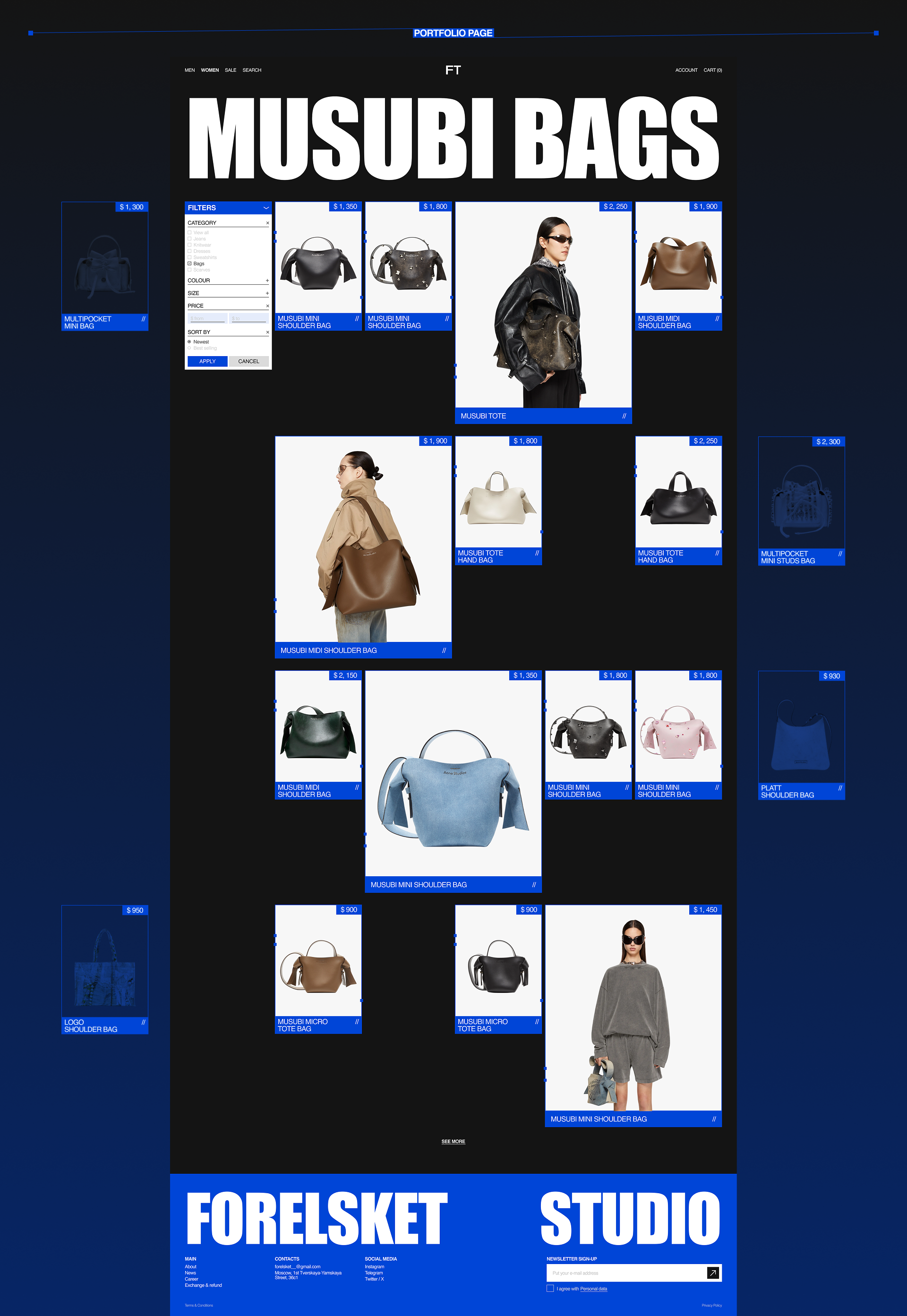Forelsket | e-commerce — Изображение №6 — Интерфейсы, Графика на Dprofile