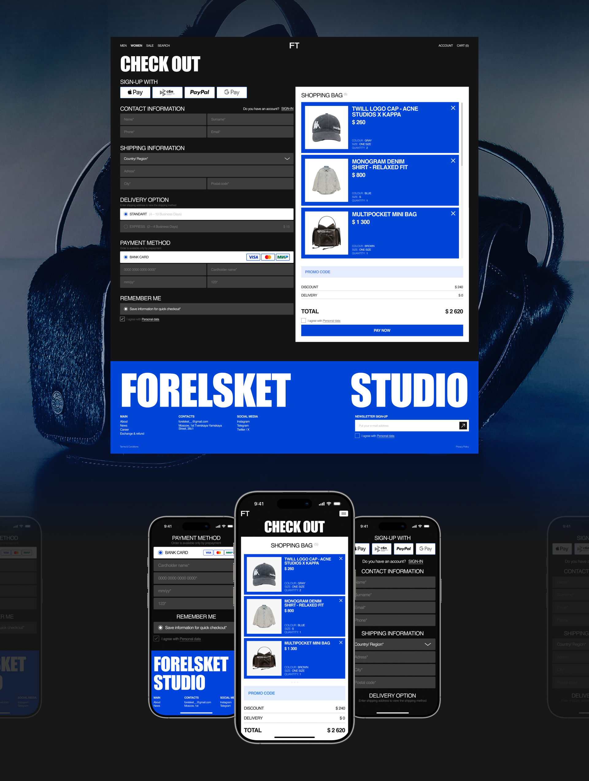 Forelsket | e-commerce — Изображение №15 — Интерфейсы, Графика на Dprofile
