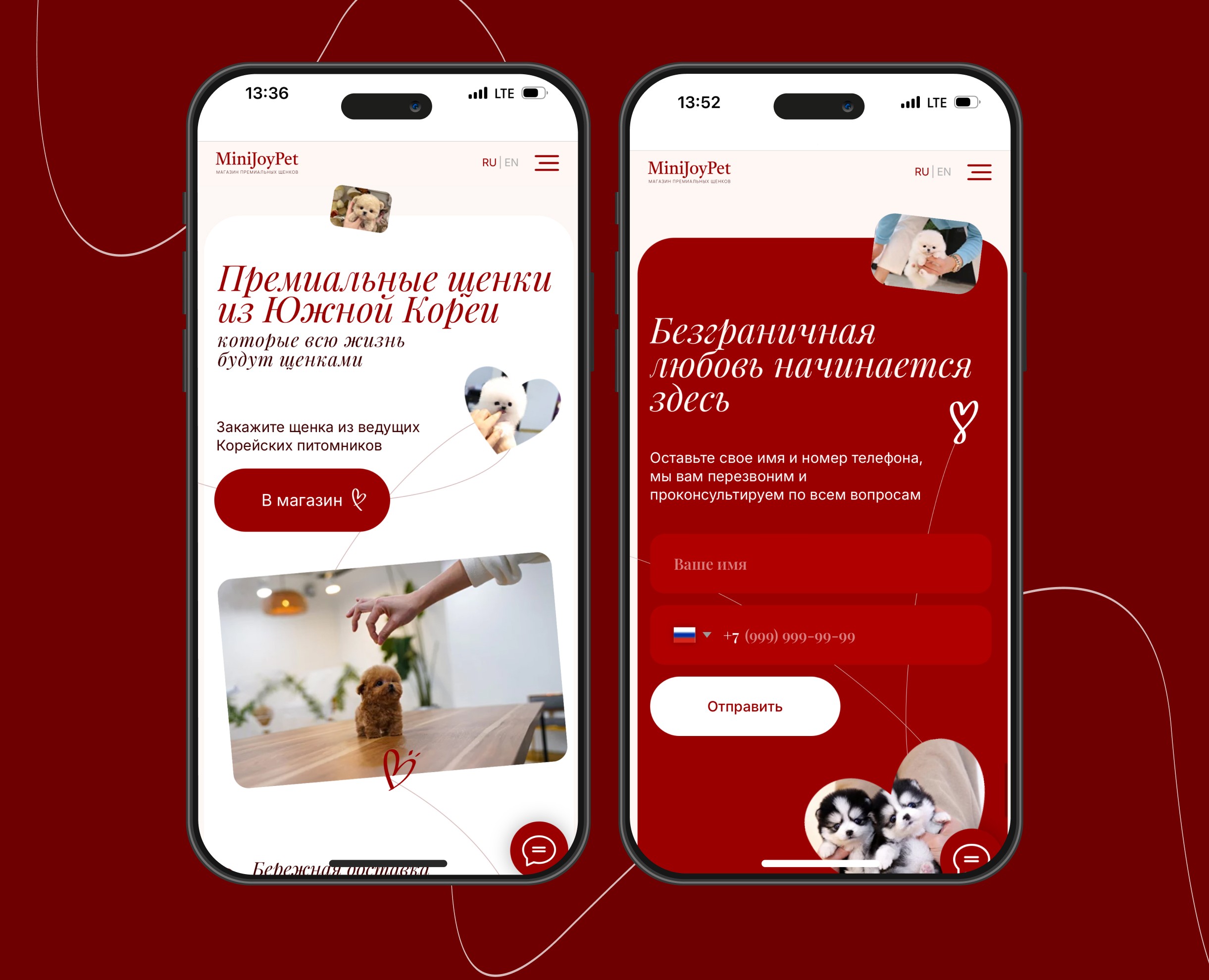 Интернет-магазин. Премиальные щенки из Южной Кореи на Dprofile