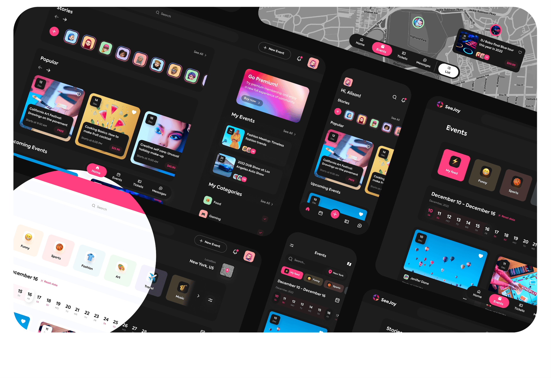 SeeJoy | Event finder — Изображение №23 — Интерфейсы, Брендинг на Dprofile