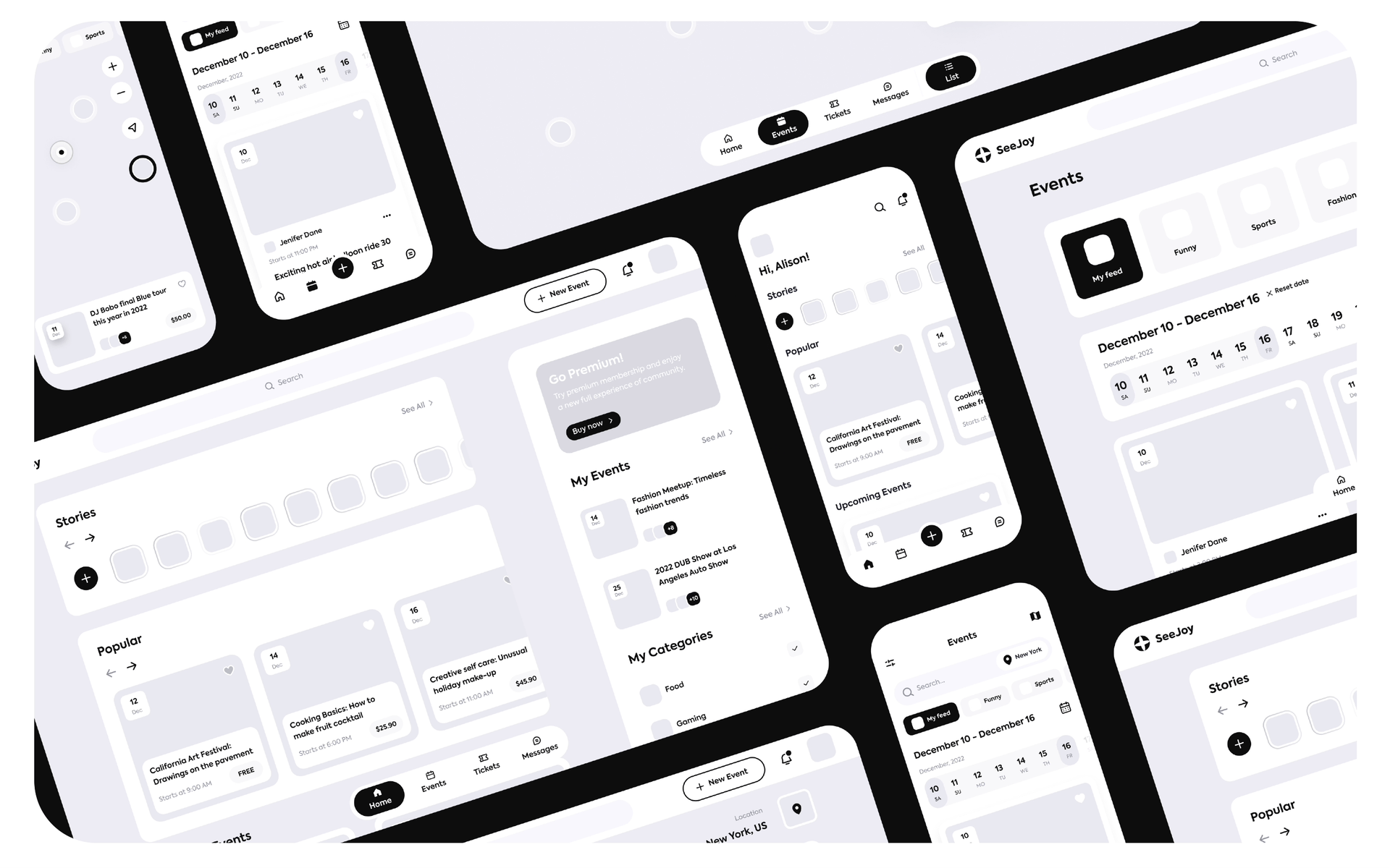SeeJoy | Event finder — Изображение №9 — Интерфейсы, Брендинг на Dprofile