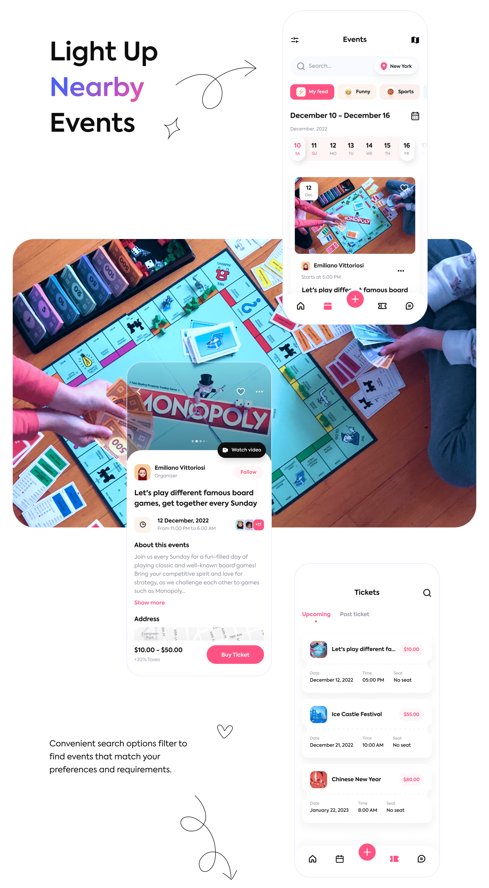 SeeJoy | Event finder — Изображение №14 — Интерфейсы, Брендинг на Dprofile
