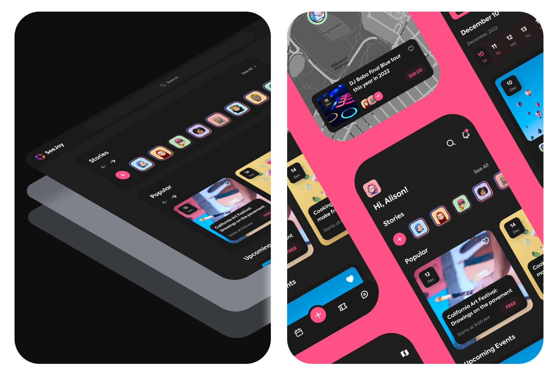 SeeJoy | Event finder — Изображение №22 — Интерфейсы, Брендинг на Dprofile