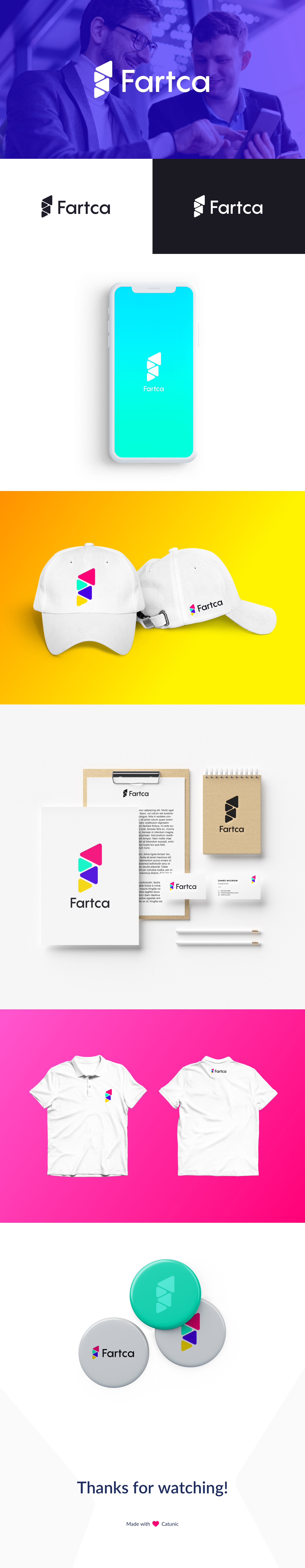 Fartca | Brand Identity | Logo App — Изображение №2 — Интерфейсы, Брендинг на Dprofile