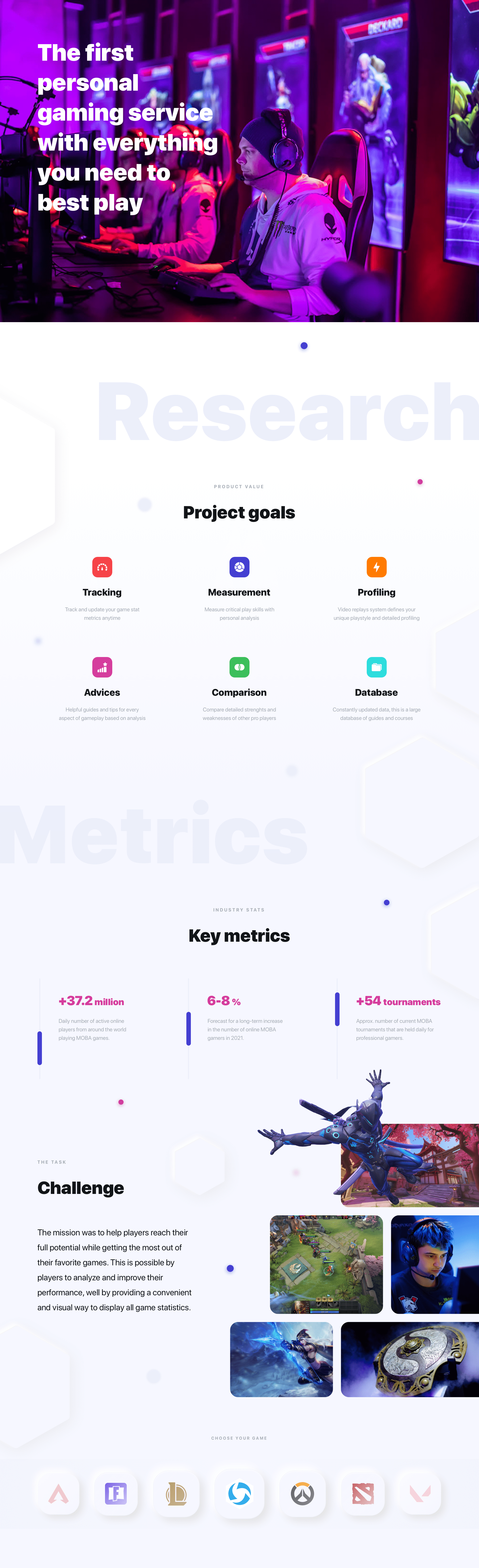 STATS.GG | Service for eSports gamers — Изображение №2 — Интерфейсы, Брендинг на Dprofile