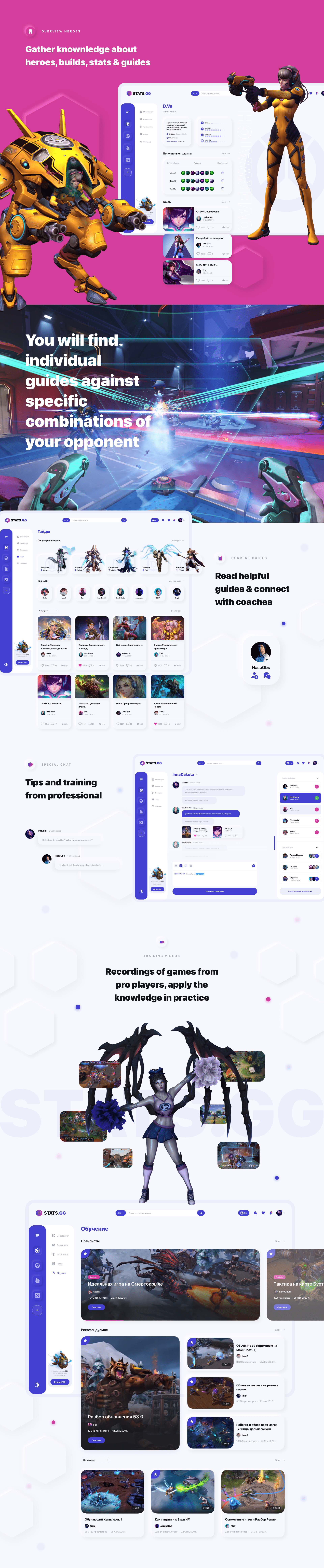 STATS.GG | Service for eSports gamers — Изображение №4 — Интерфейсы, Брендинг на Dprofile