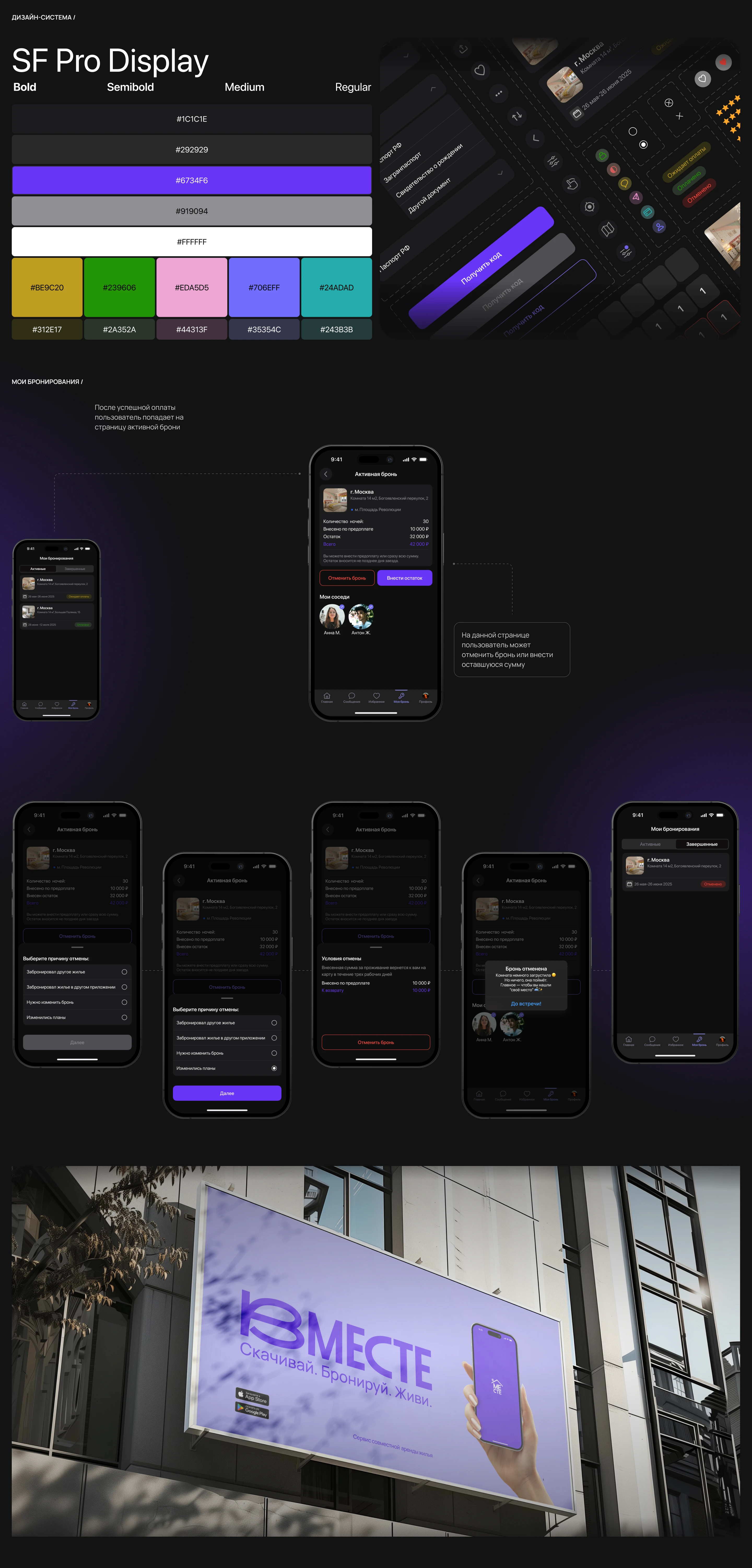 ВМЕСТЕ | Сервис совместной аренды жилья — Изображение №9 — Интерфейсы на Dprofile