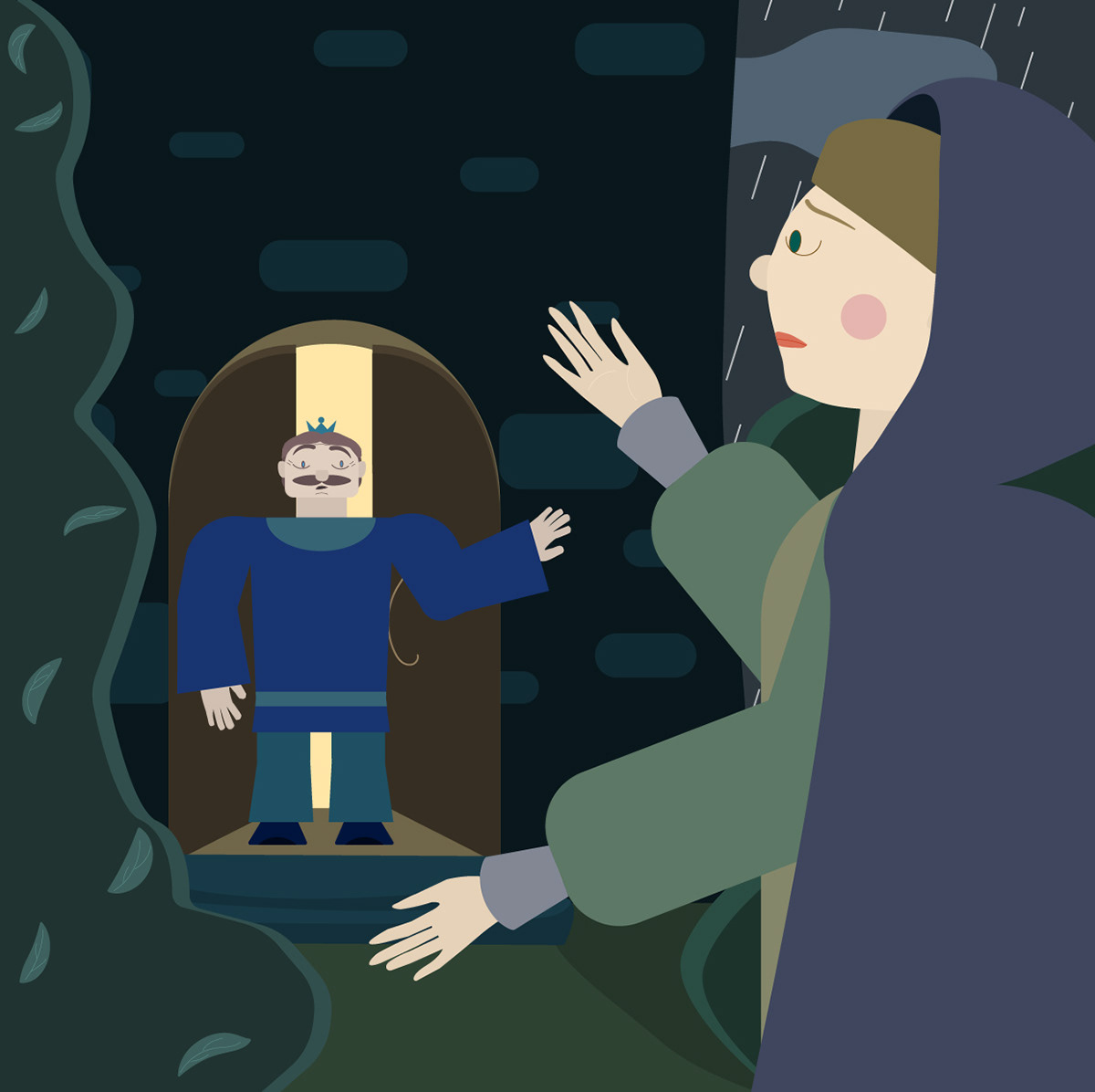 Сказка «Принцесса на горошине» — Изображение №4 — Иллюстрация на Dprofile