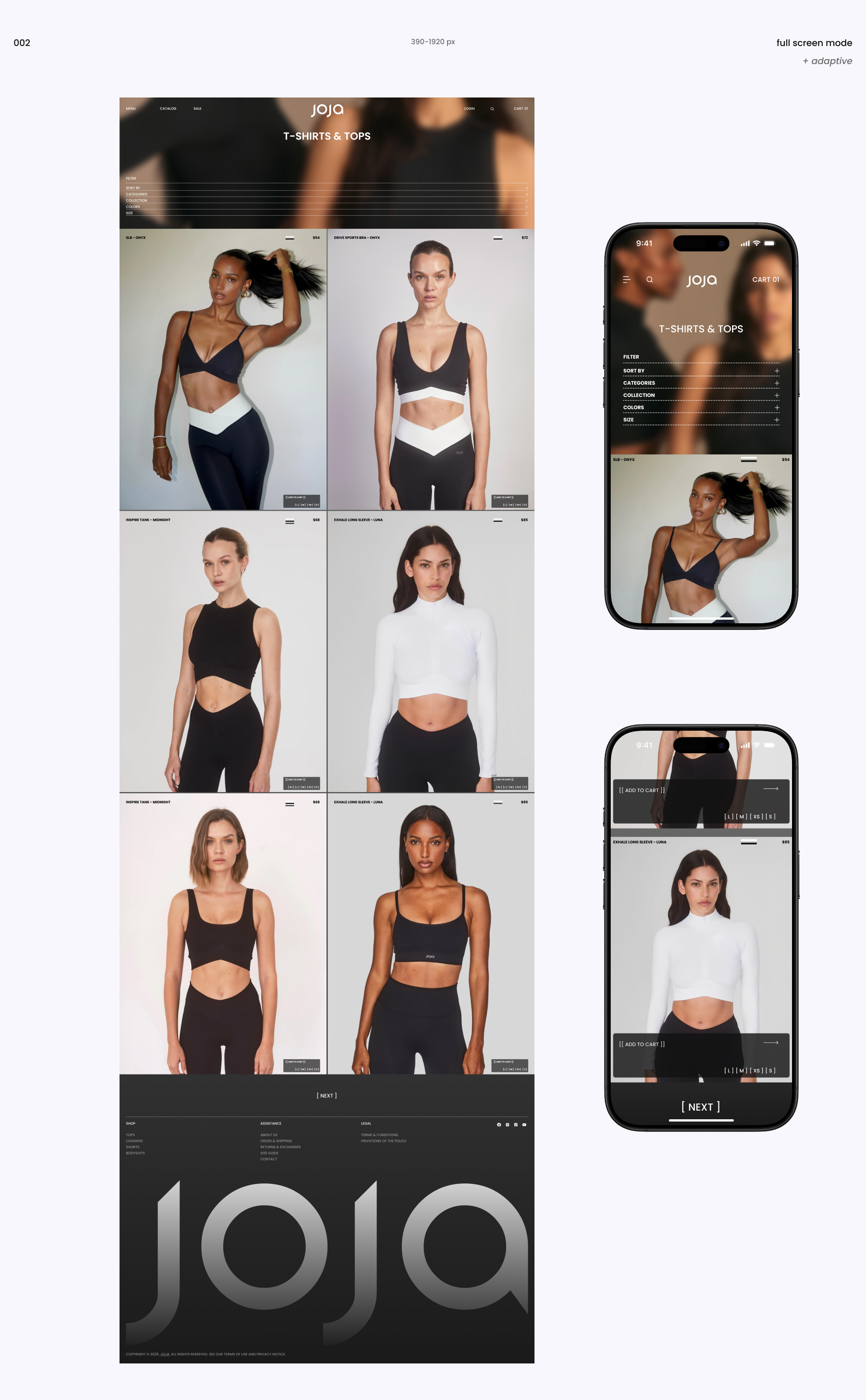 JOJA | E-commerce website redesign — Изображение №4 — Интерфейсы, Брендинг на Dprofile