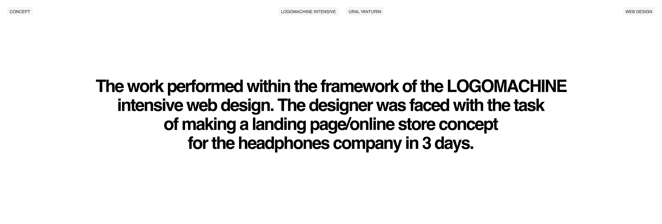 Landing page. E-commerce headphones concept — Изображение №1 — Интерфейсы на Dprofile