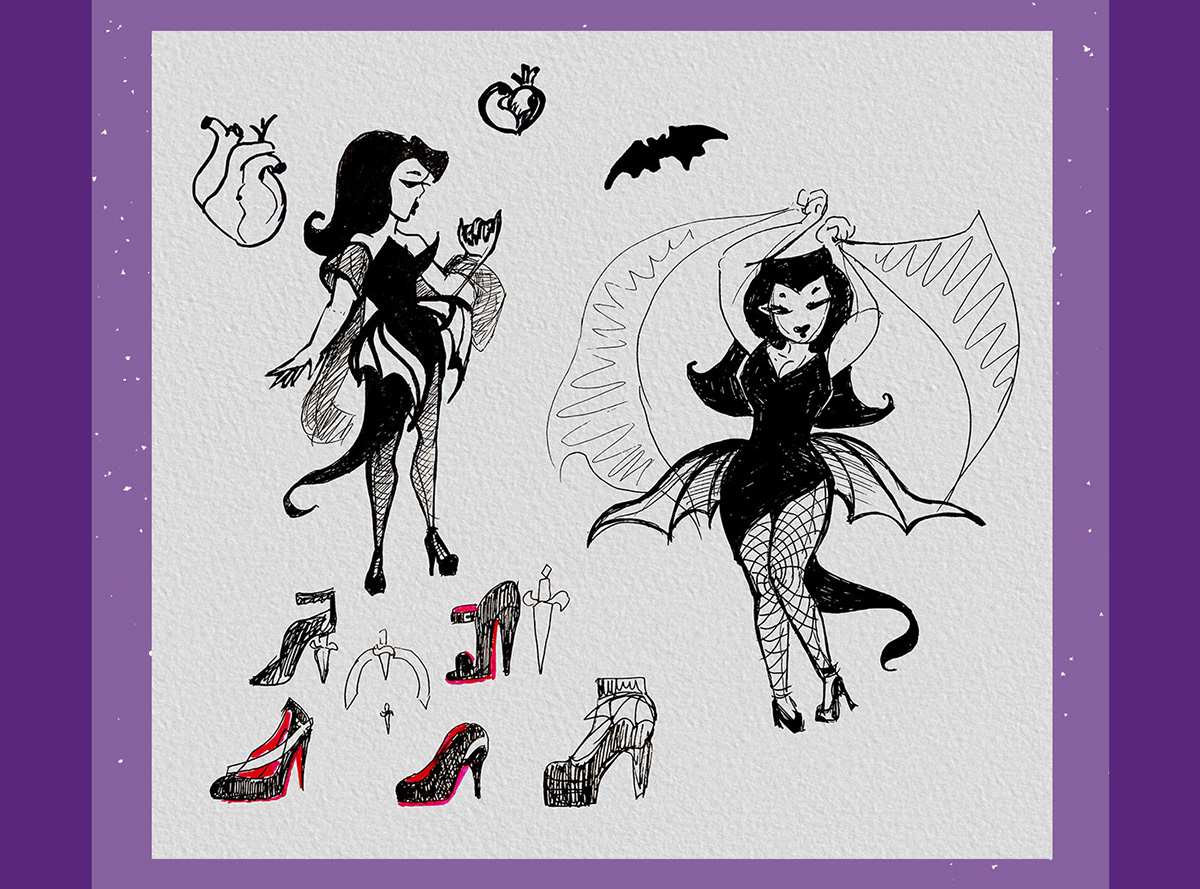 Lady Vamp — Изображение №5 — Иллюстрация на Dprofile