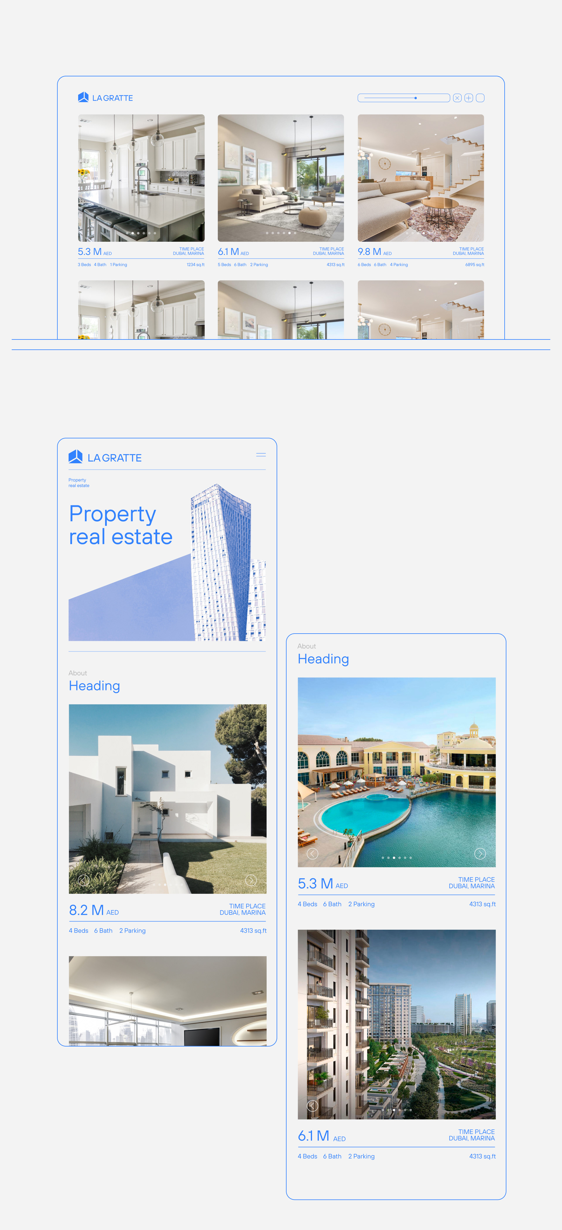 LaGratte | Real Estate | Idenity — Изображение №13 — Брендинг, Графика на Dprofile