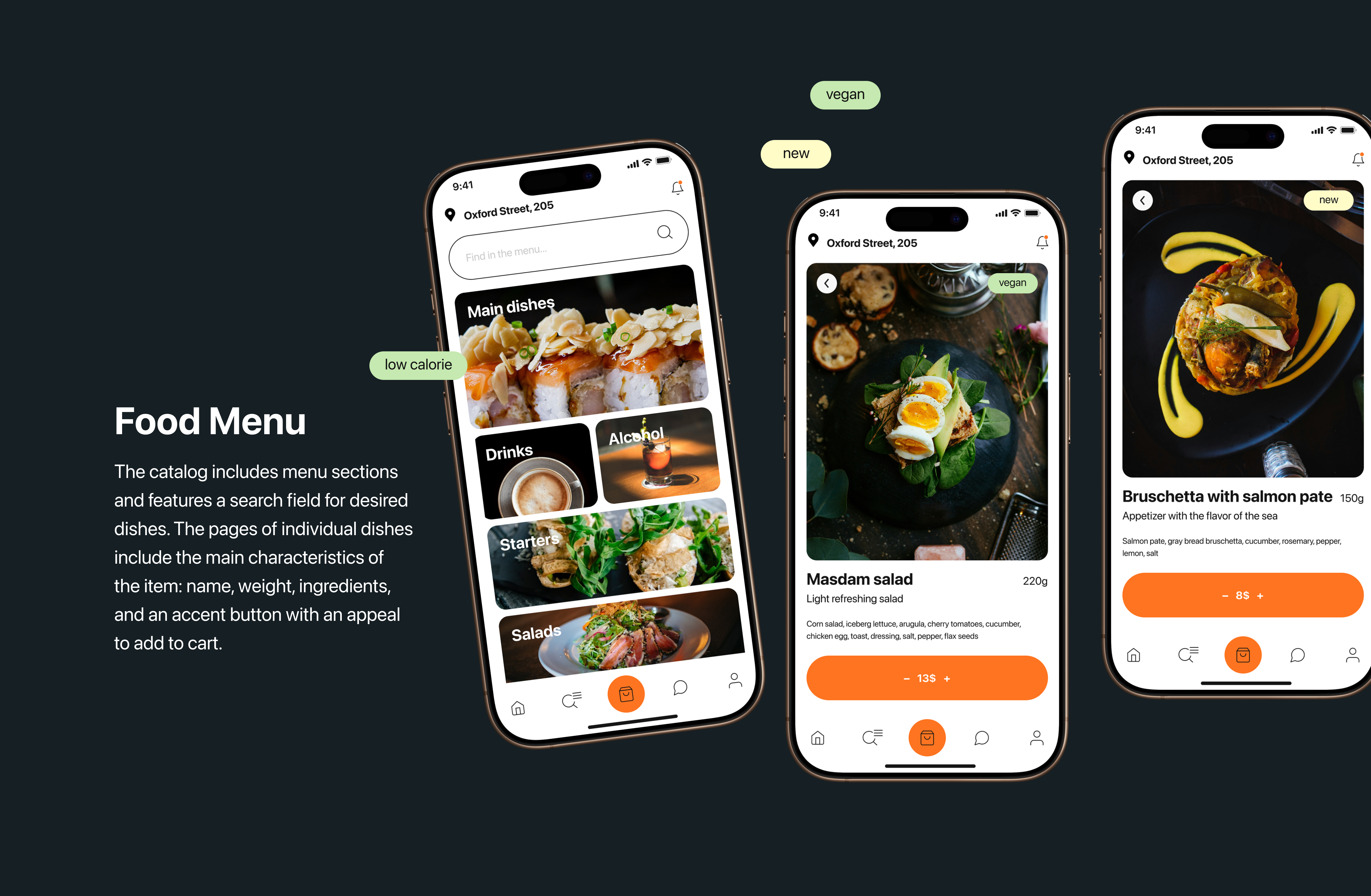 Food Delivery Mobile App | Design Concept — Изображение №13 — Интерфейсы на Dprofile