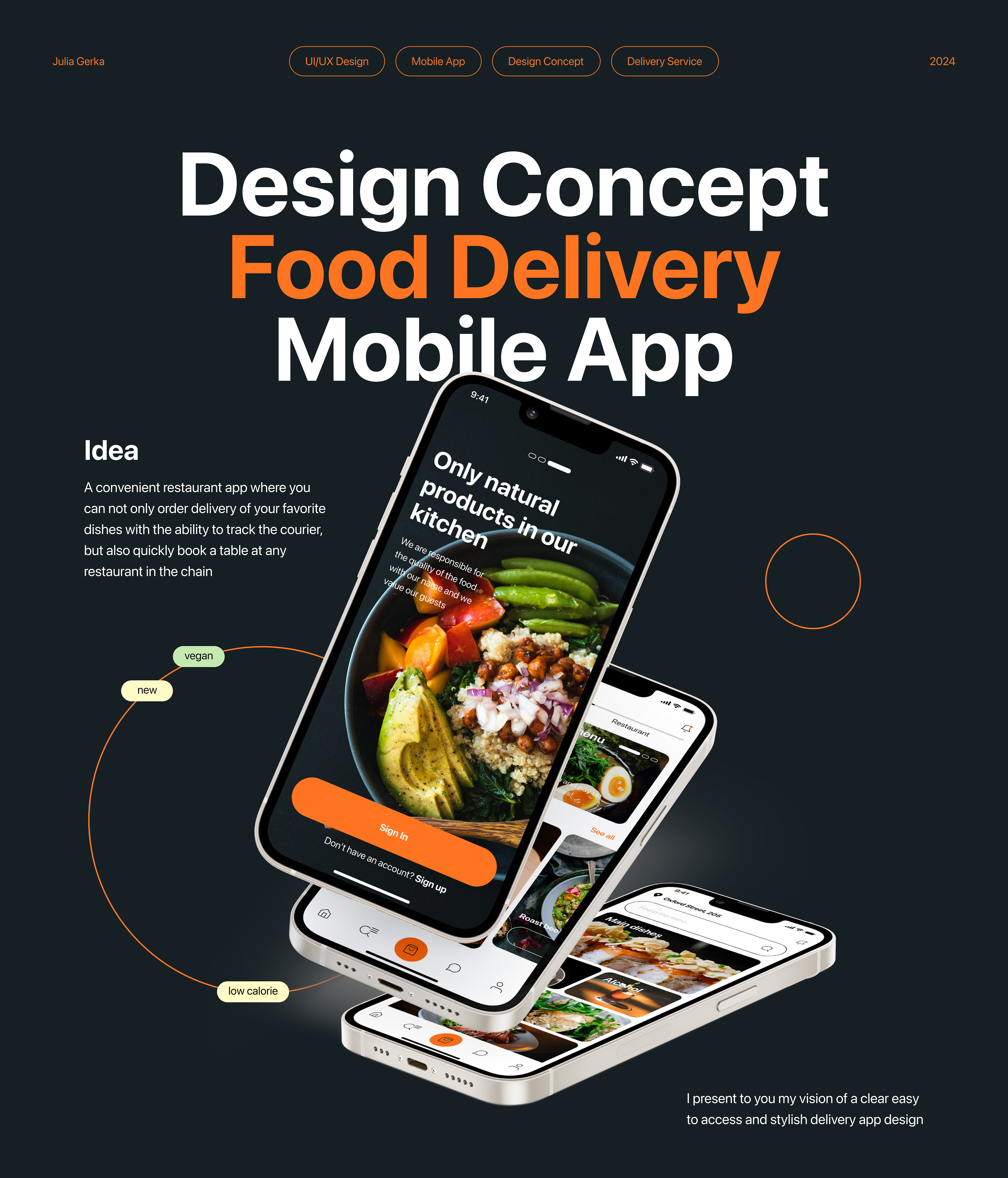 Food Delivery Mobile App | Design Concept — Изображение №1 — Интерфейсы на Dprofile