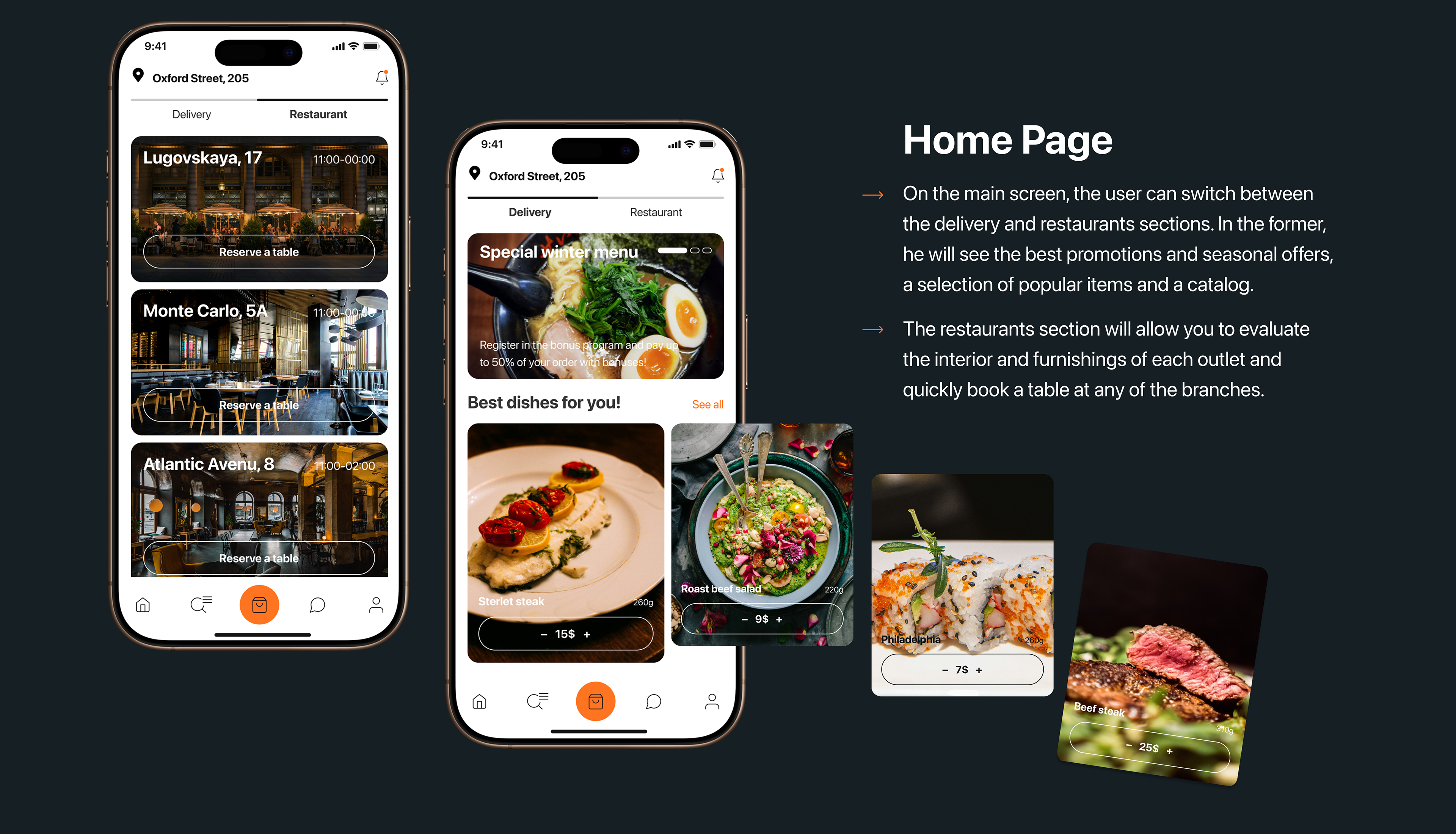 Food Delivery Mobile App | Design Concept — Изображение №12 — Интерфейсы на Dprofile