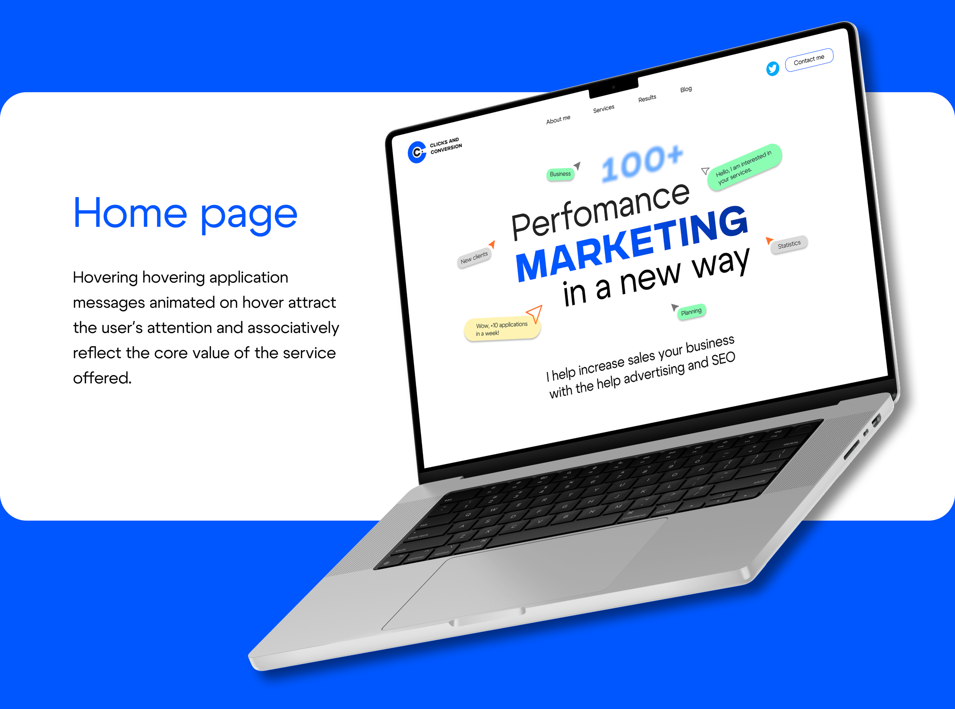 Design Concept Website | Marketing services — Изображение №6 — Интерфейсы, Графика на Dprofile