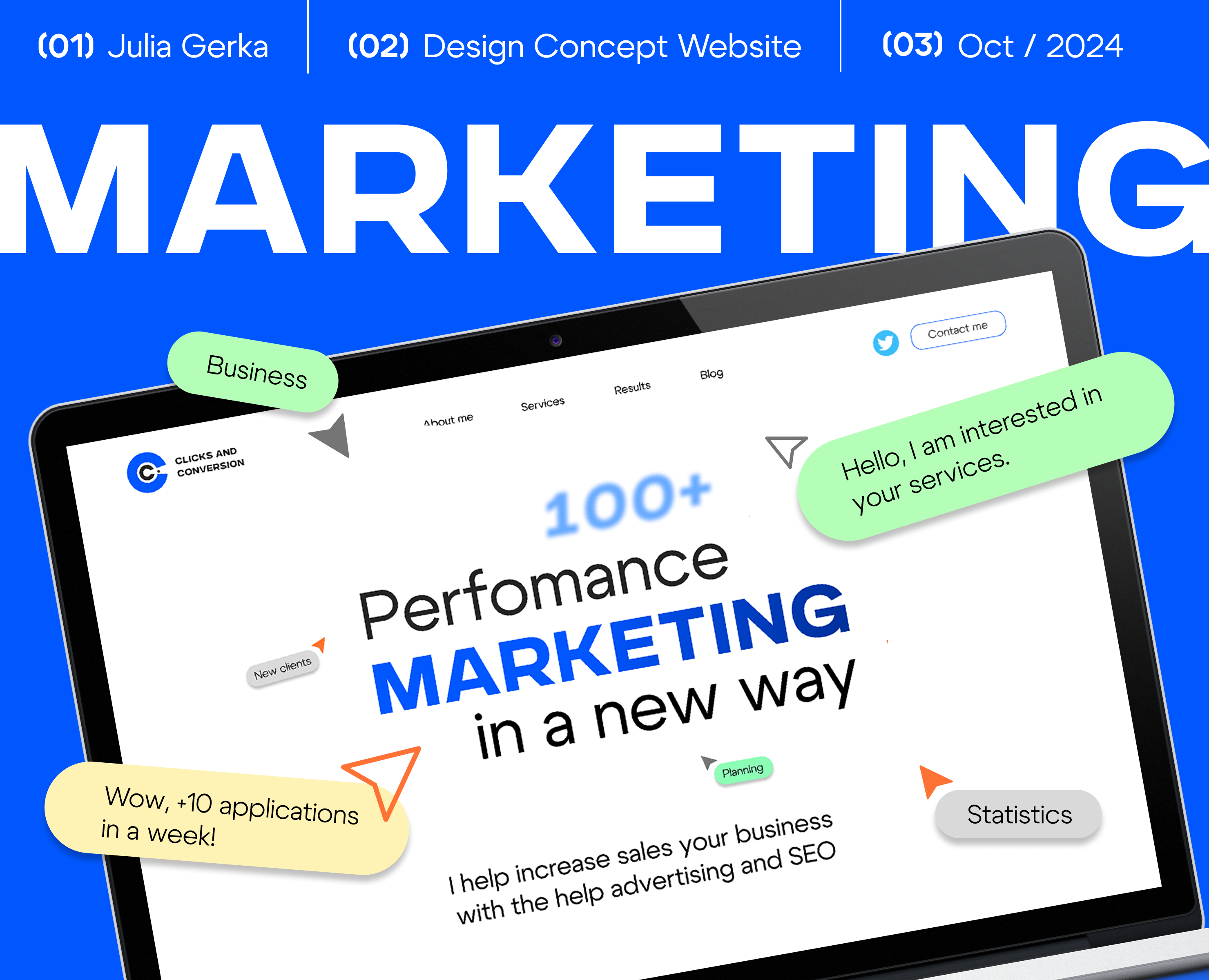 Design Concept Website | Marketing services на Dprofile