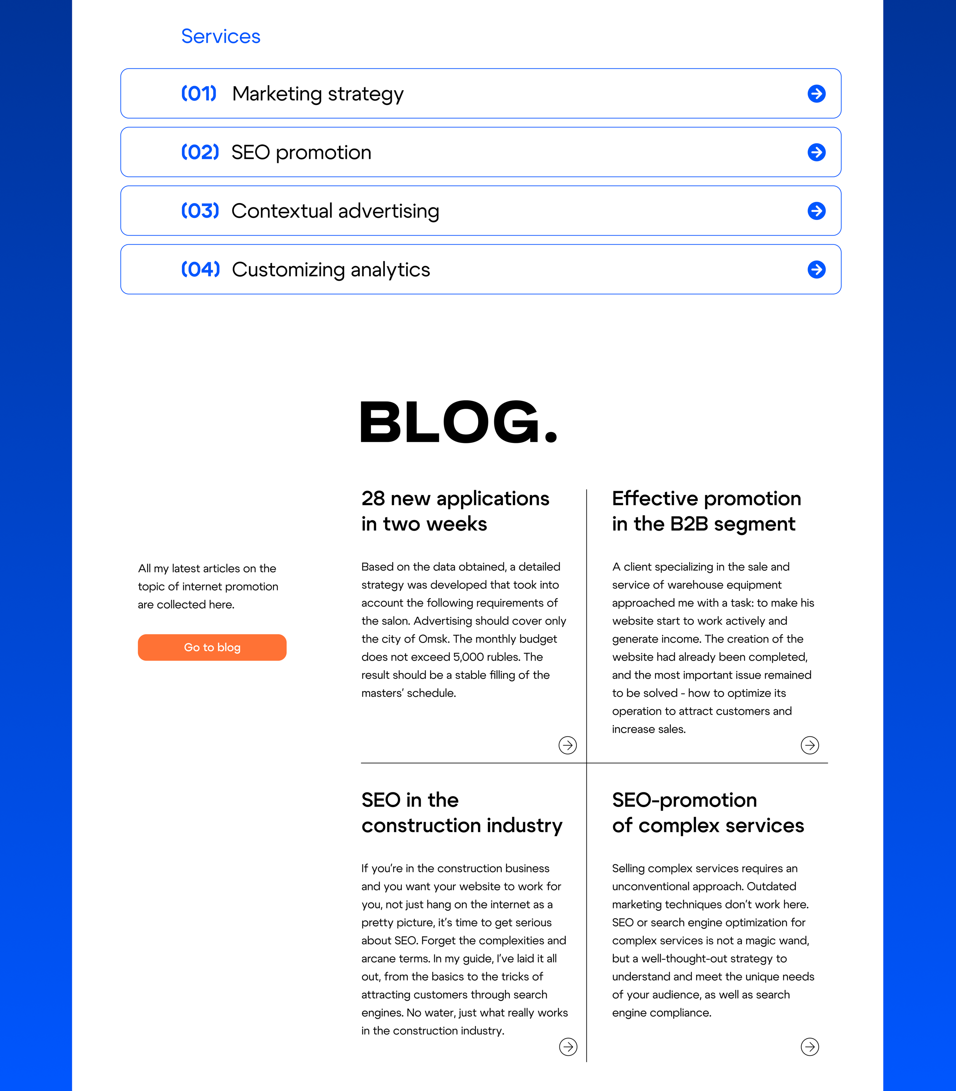 Design Concept Website | Marketing services — Изображение №16 — Интерфейсы, Графика на Dprofile
