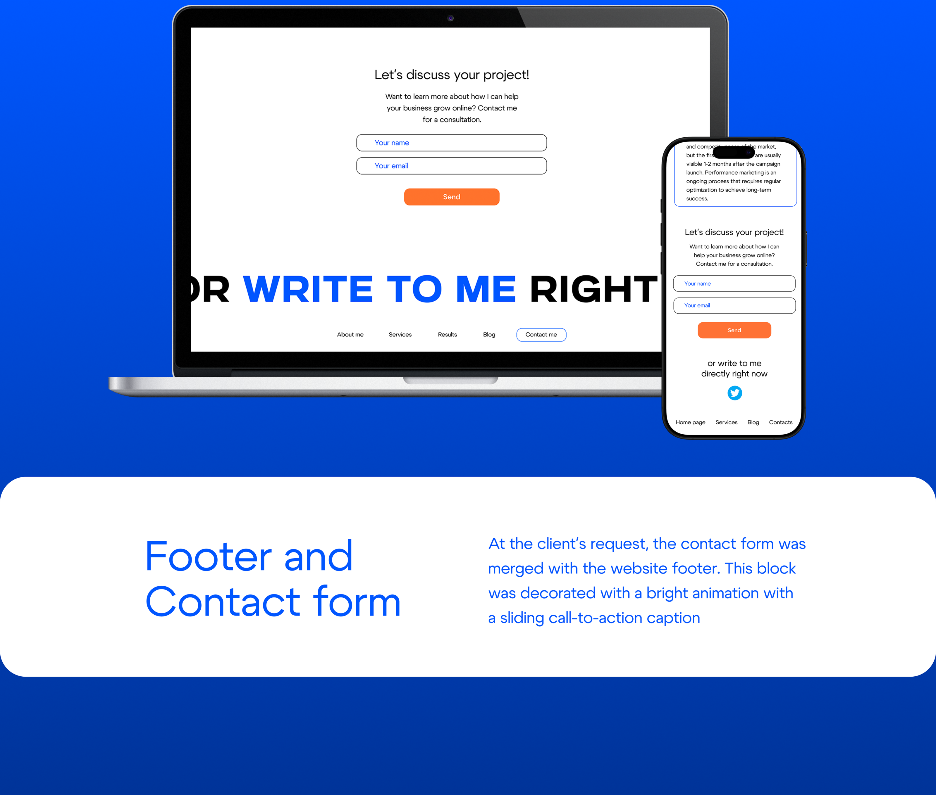 Design Concept Website | Marketing services — Изображение №13 — Интерфейсы, Графика на Dprofile