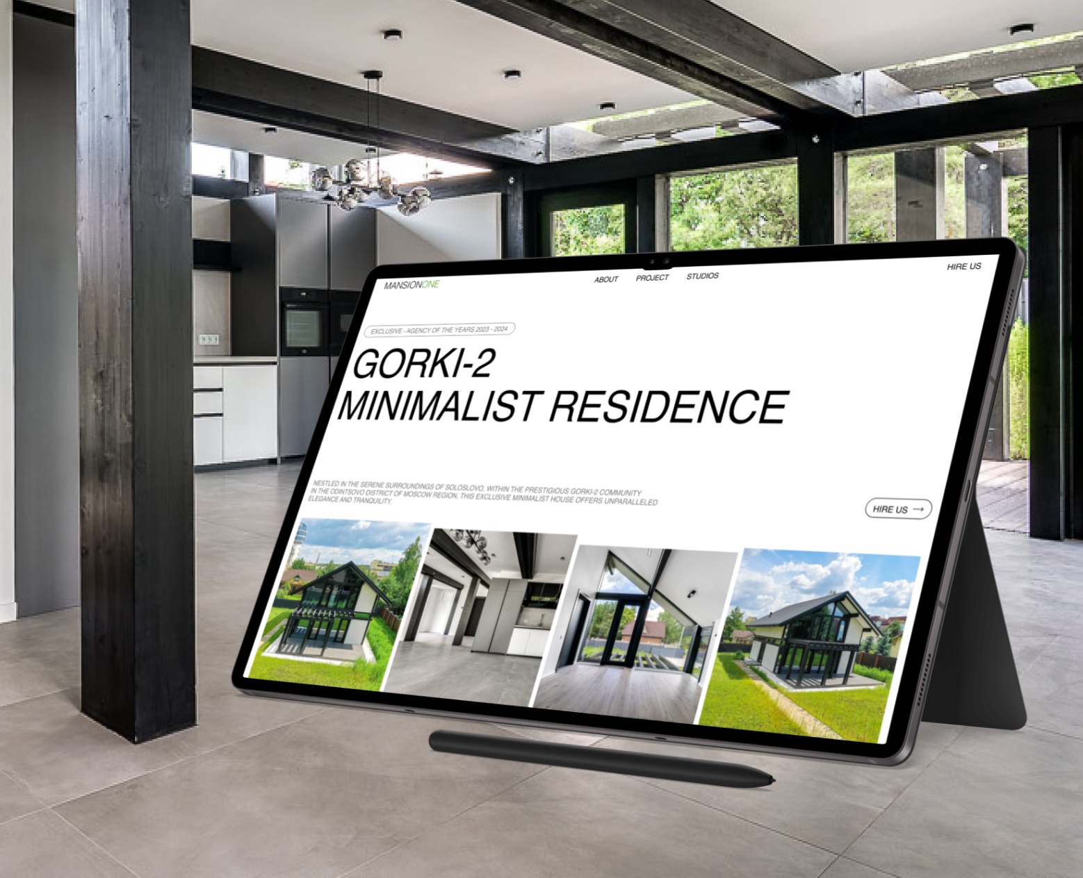 LANDING PAGE REAL ESTATE — Интерфейсы на Dprofile