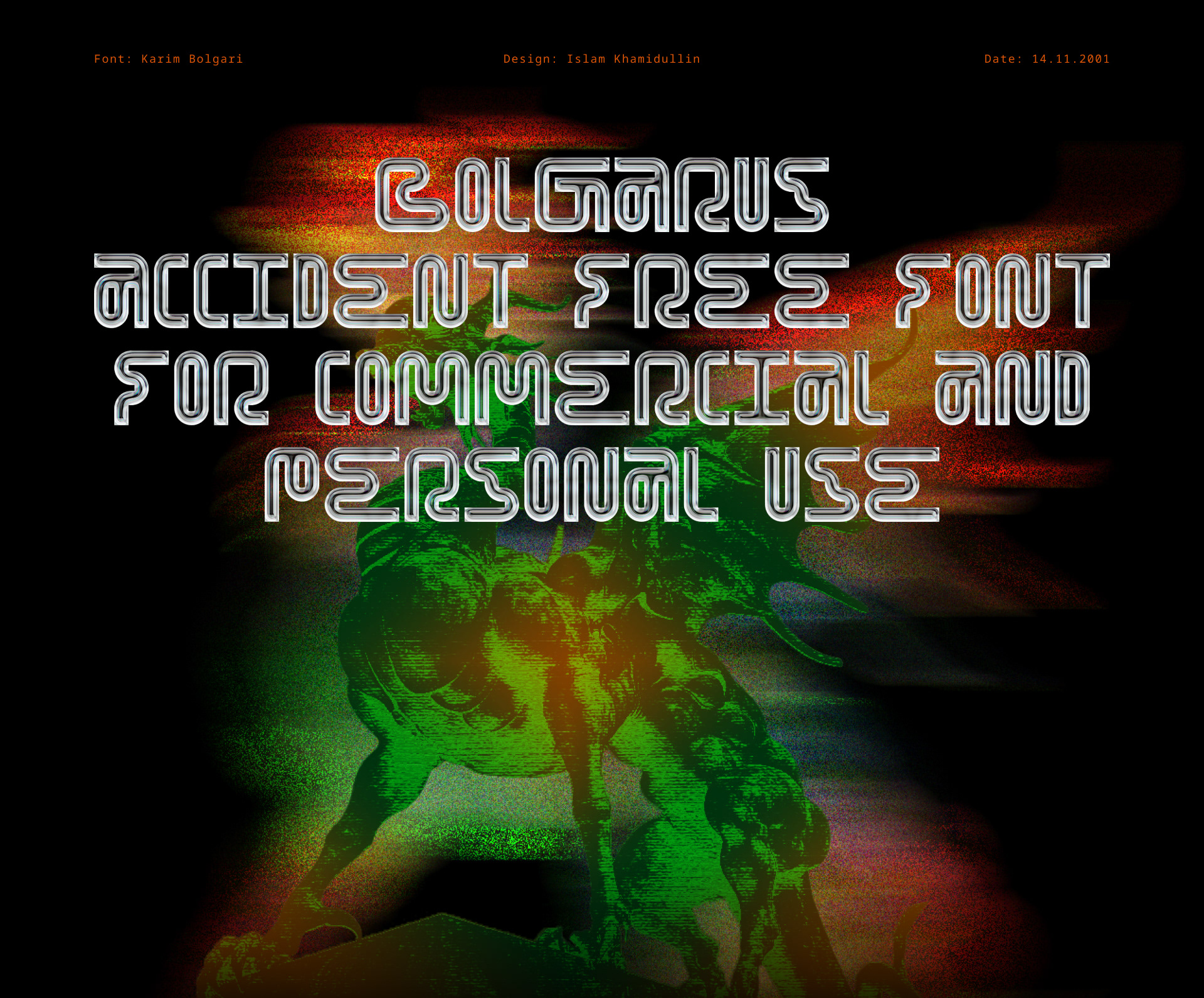 BOLGARUS FREE FONT — Изображение №1 — Графика на Dprofile