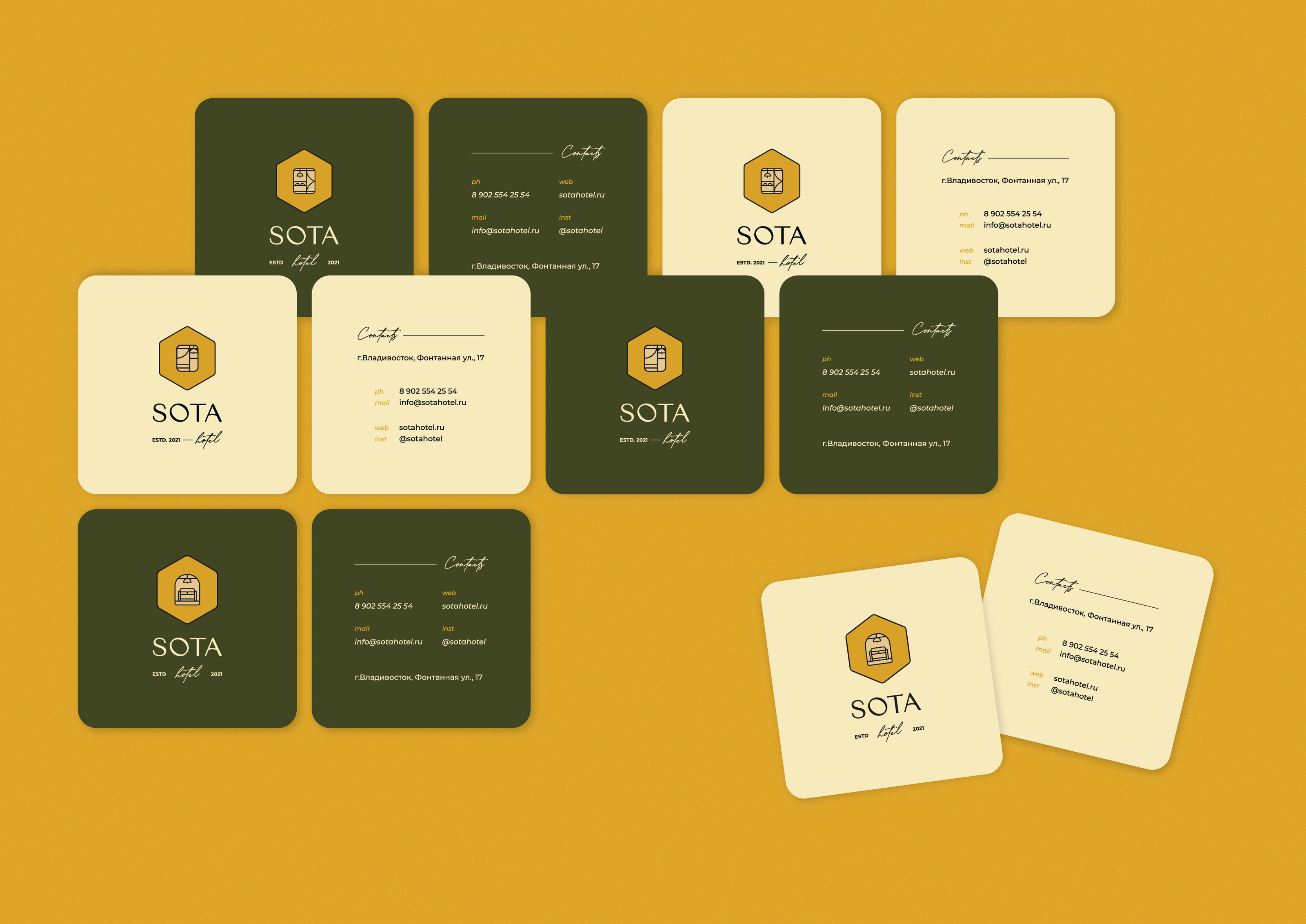 SOTA HOTEL — Изображение №6 — Брендинг на Dprofile