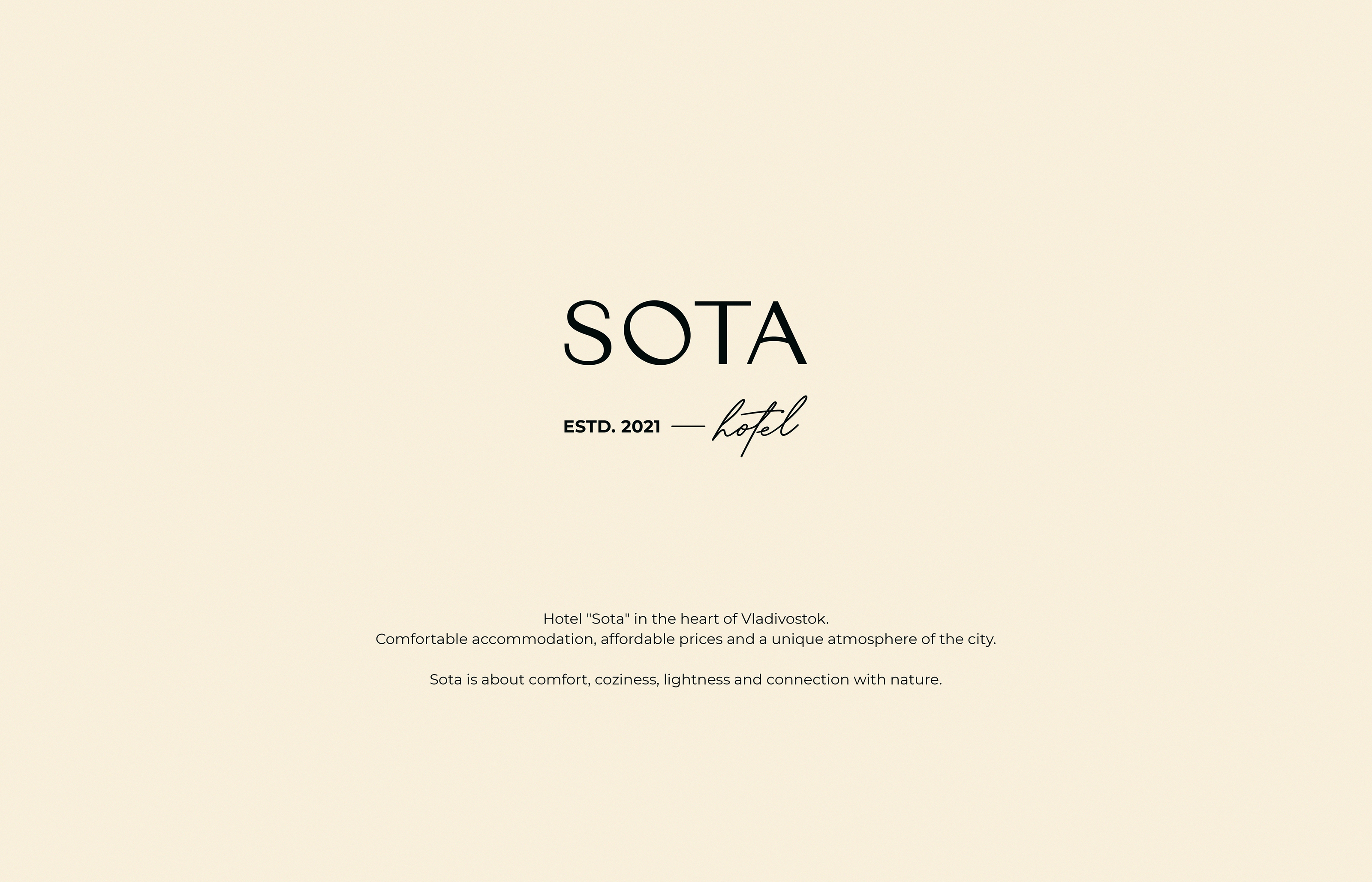 SOTA HOTEL — Изображение №1 — Брендинг на Dprofile