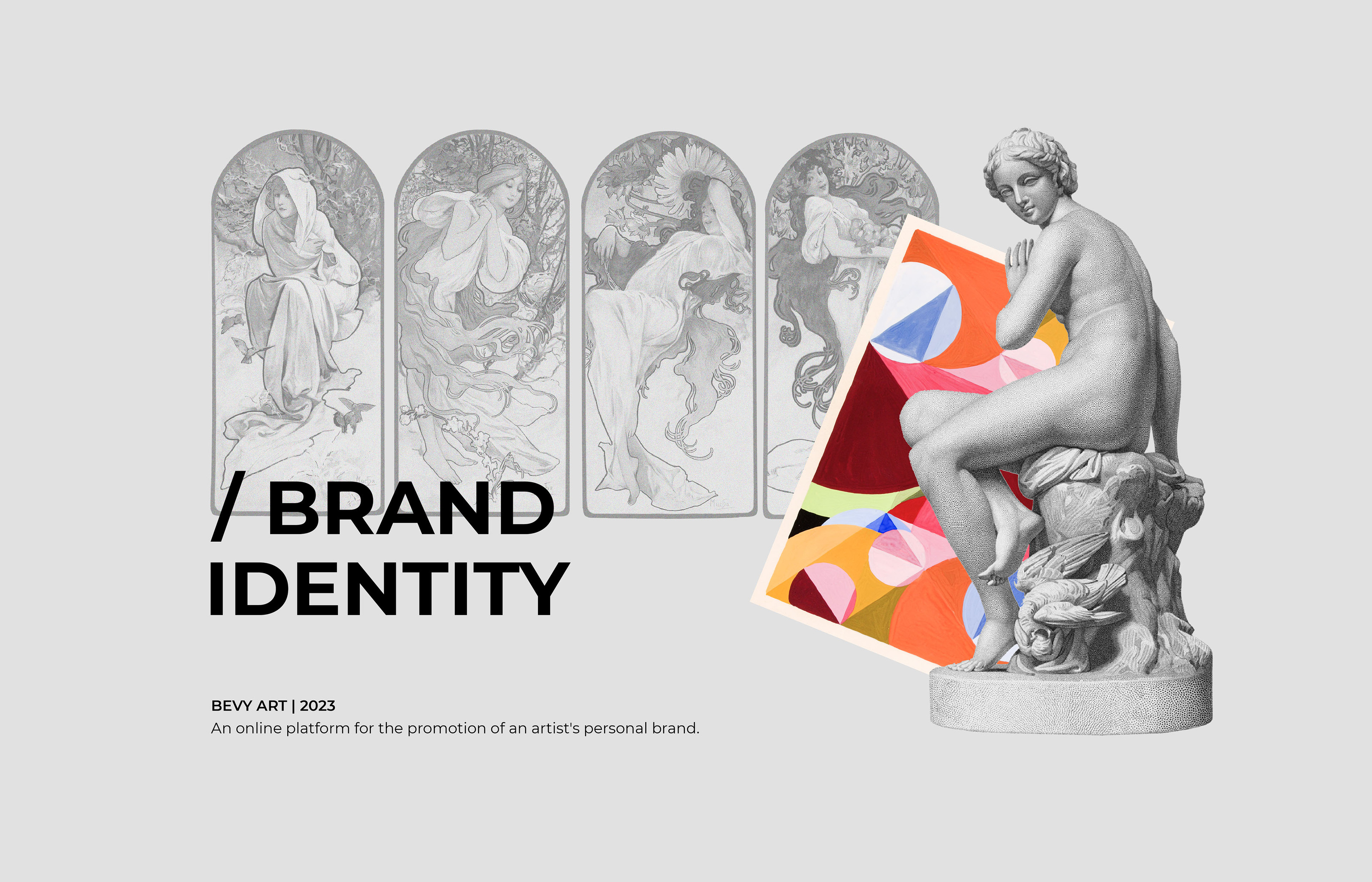 BEVY (ART) | ONLINE PLATFORM — Изображение №1 — Брендинг на Dprofile
