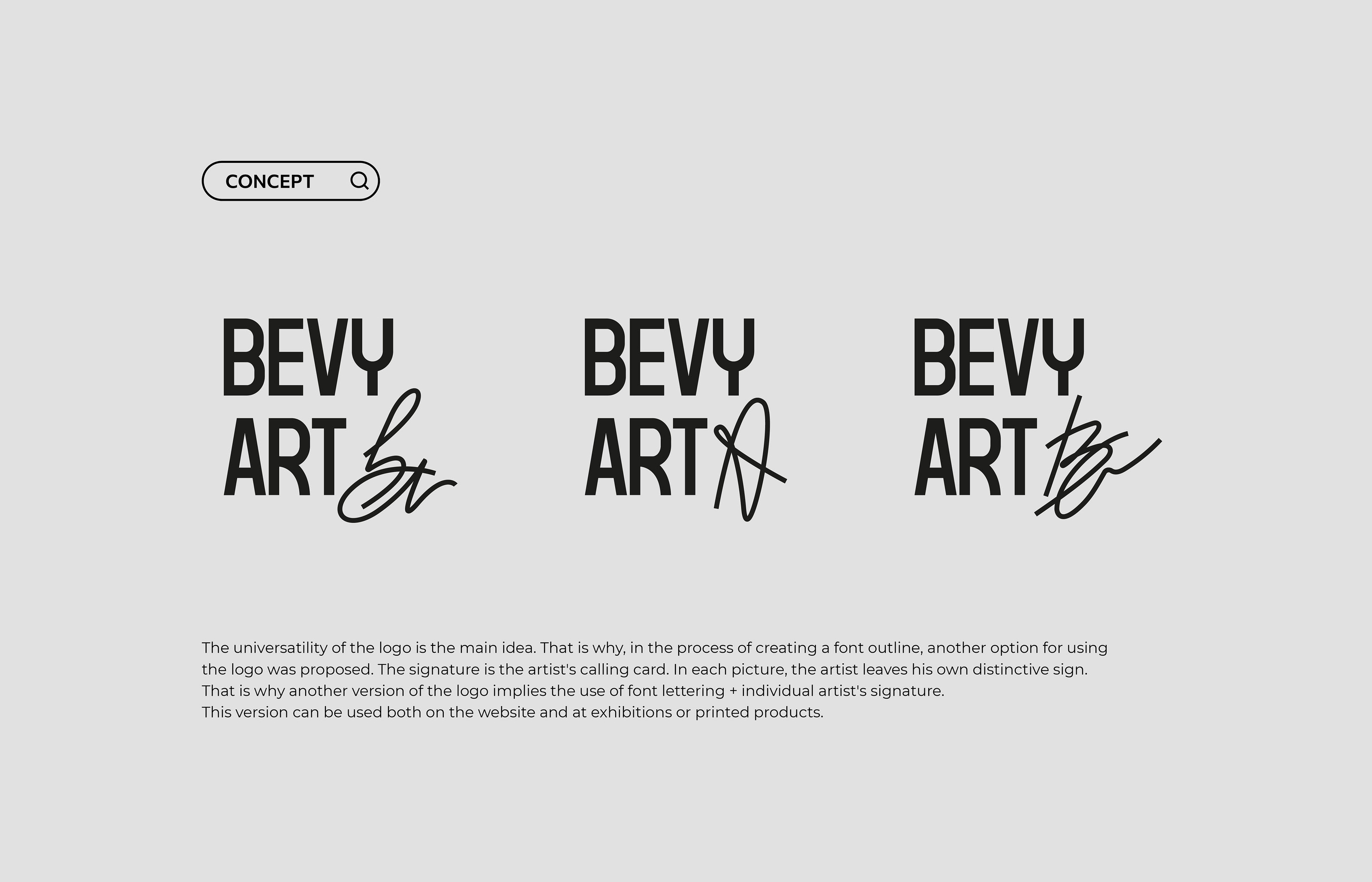 BEVY (ART) | ONLINE PLATFORM — Изображение №10 — Брендинг на Dprofile