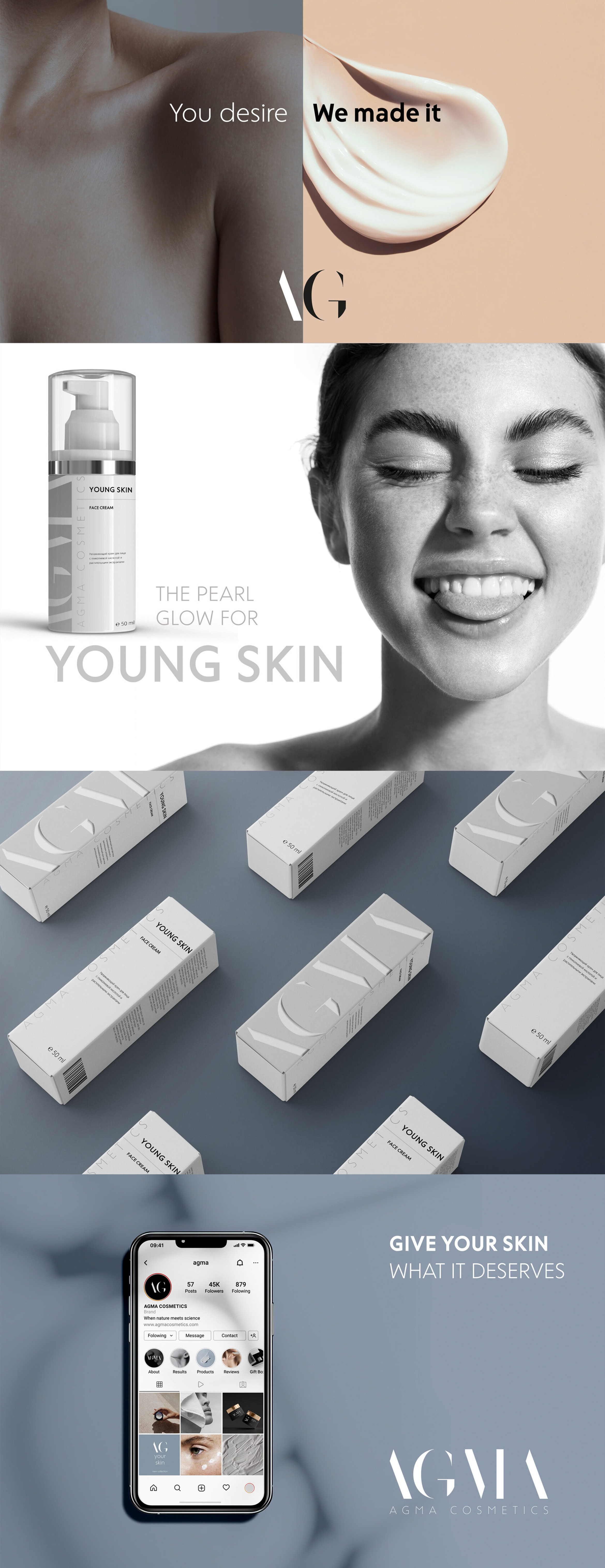 AGMA Cosmetics — Изображение №3 — Брендинг на Dprofile