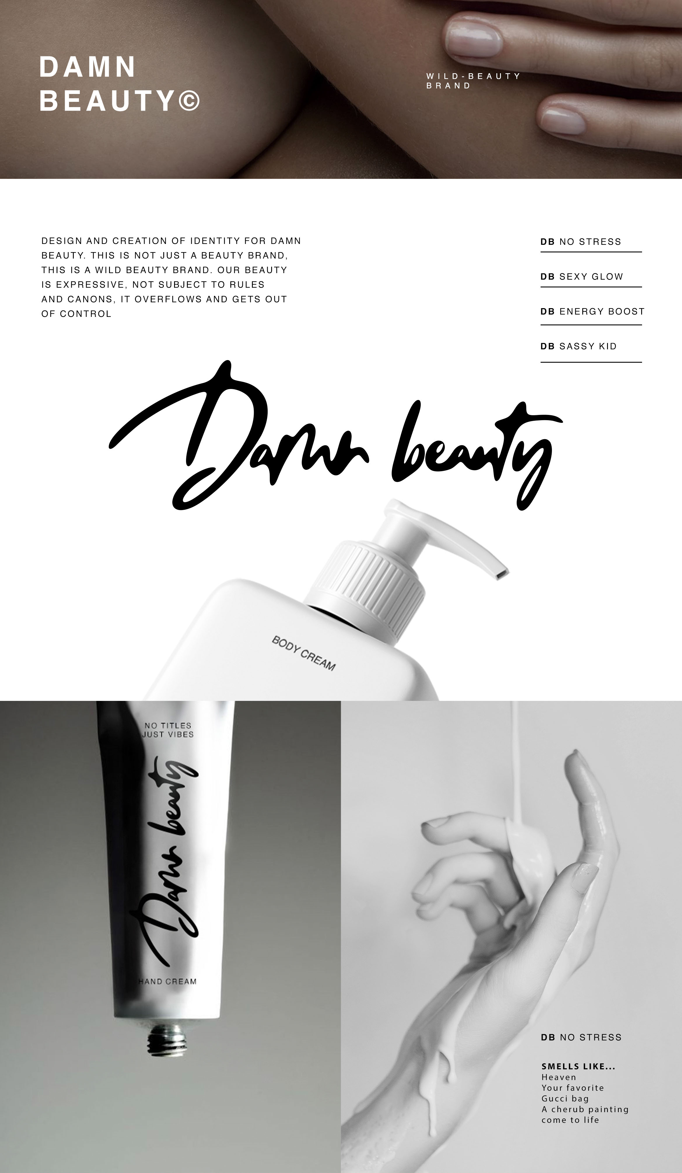 DAMN BEAUTY Brand Identity — Изображение №1 — Брендинг на Dprofile