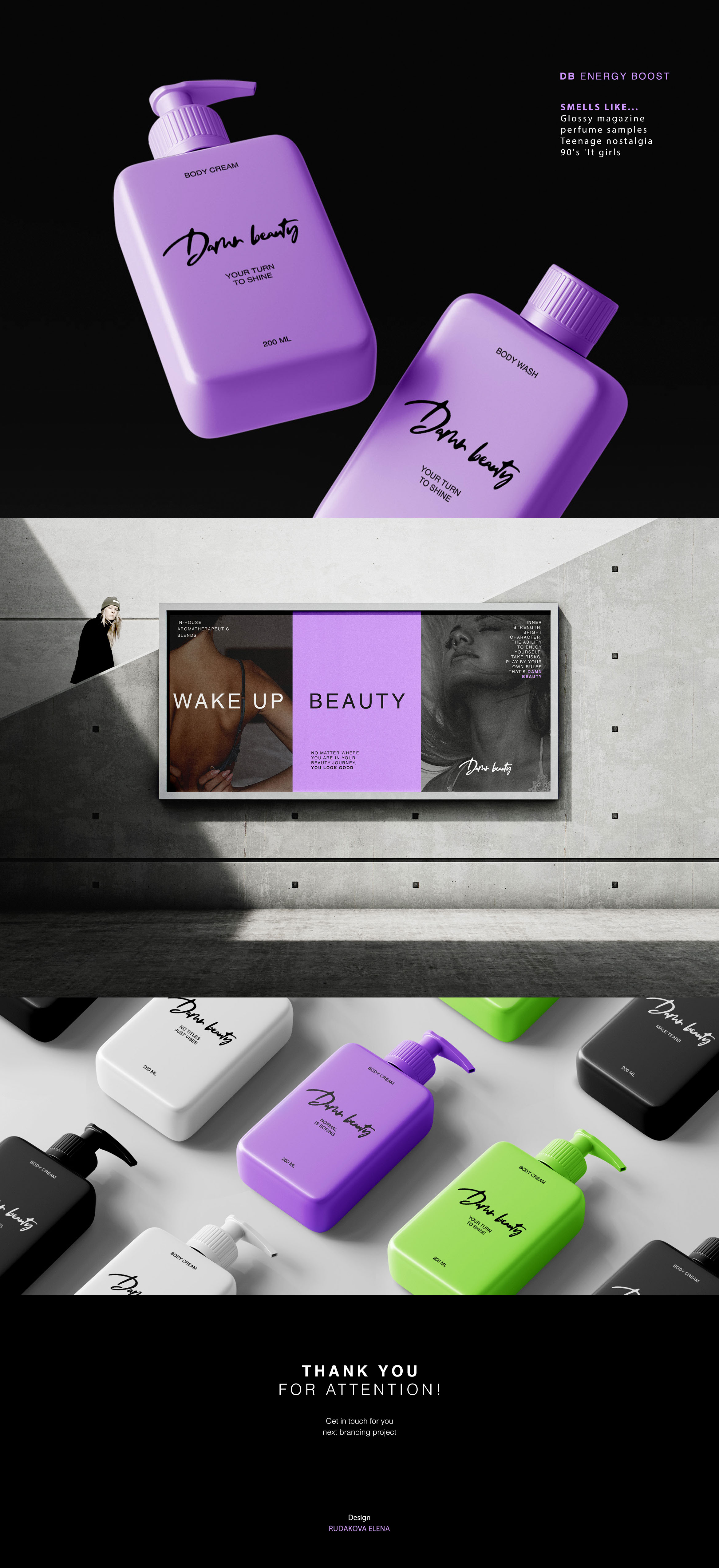DAMN BEAUTY Brand Identity — Изображение №5 — Брендинг на Dprofile