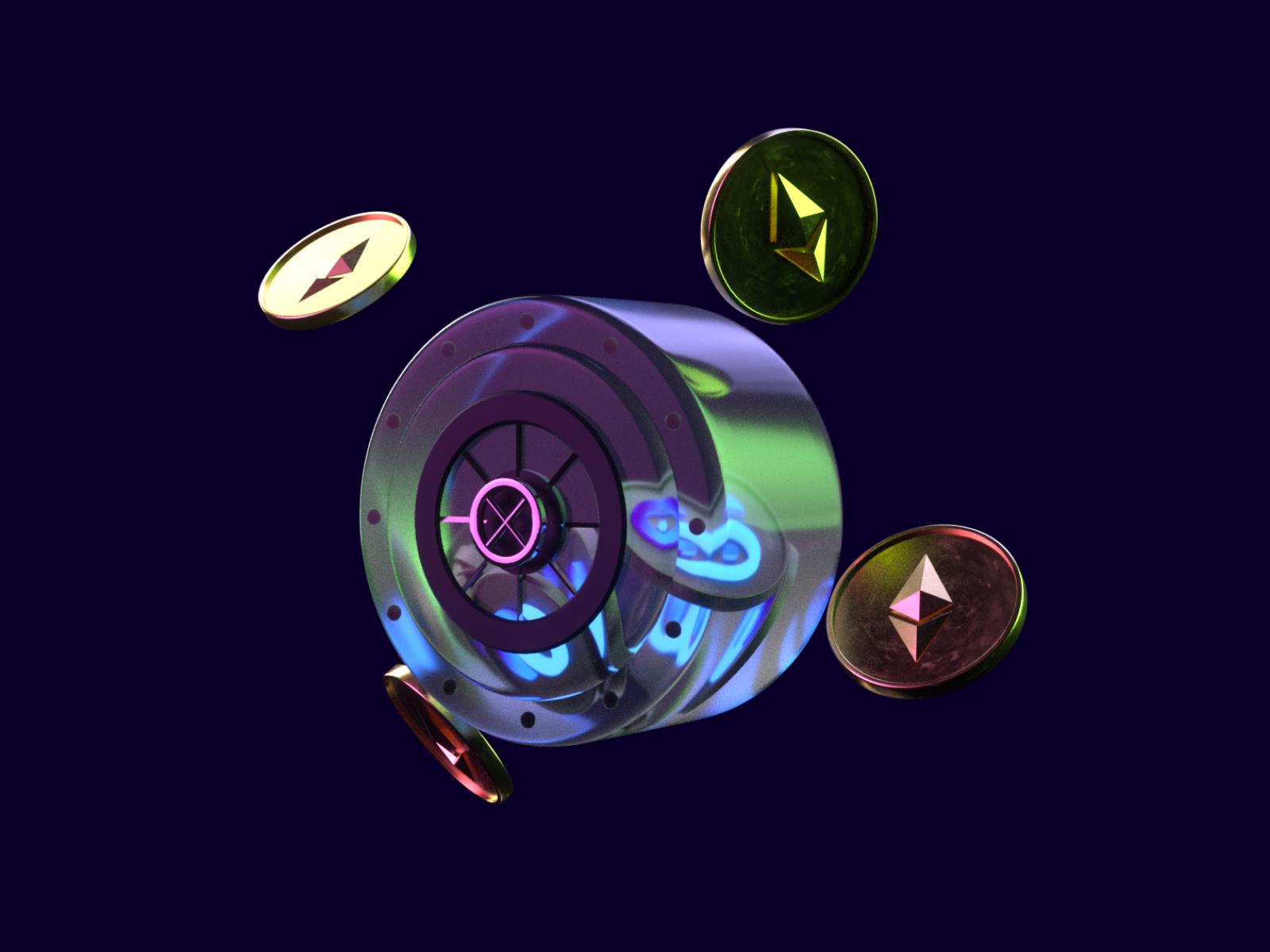 Spaceprotocol.io / 3D-анимация — Изображение №1 — 3D, Анимация на Dprofile