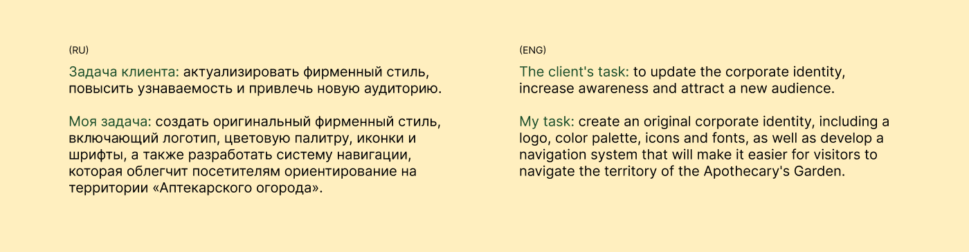 Айдентика ботанического сада «Аптекарский огород» — Изображение №5 — Брендинг на Dprofile