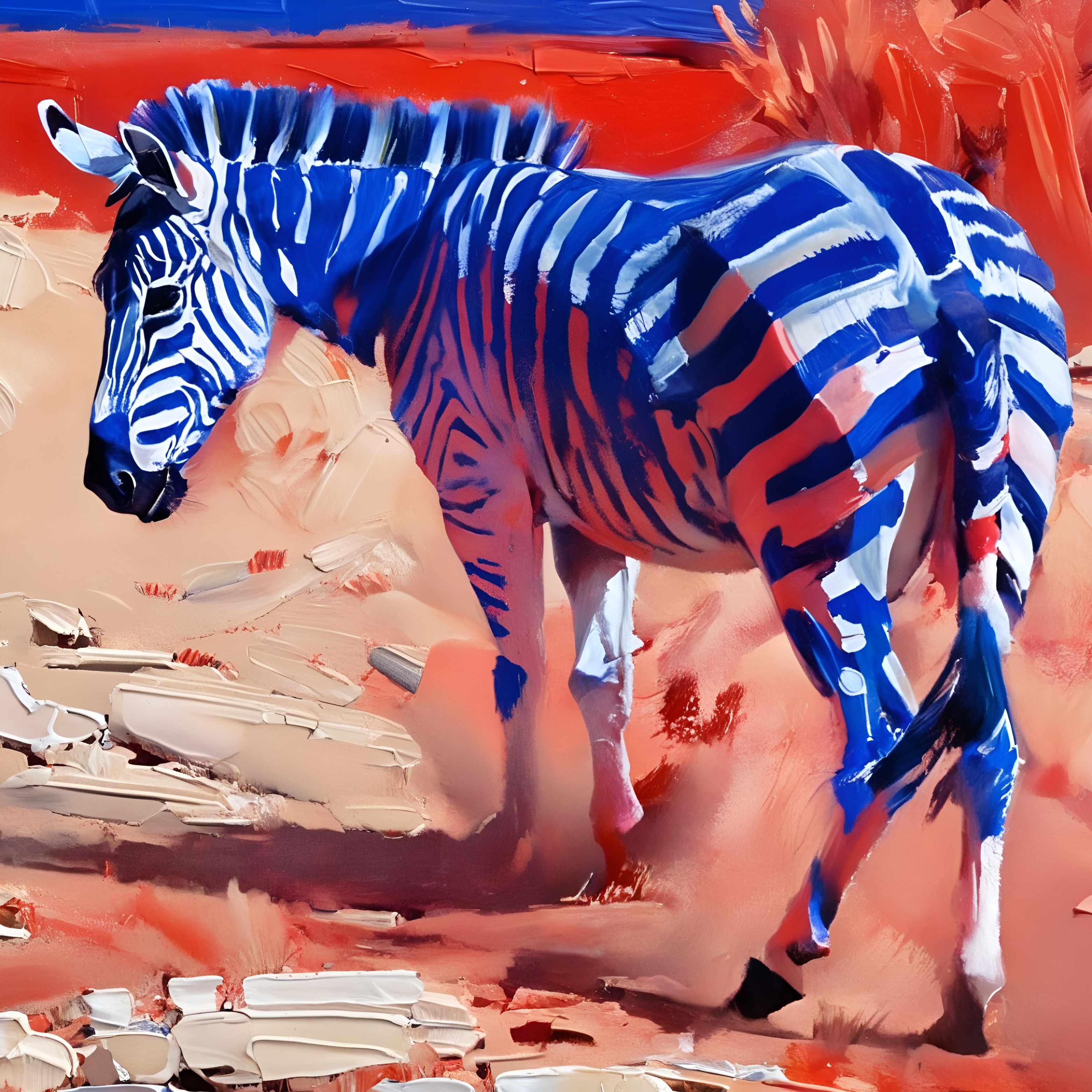 Серия «Зебры». AI — Изображение №15 — Иллюстрация, Графика на Dprofile