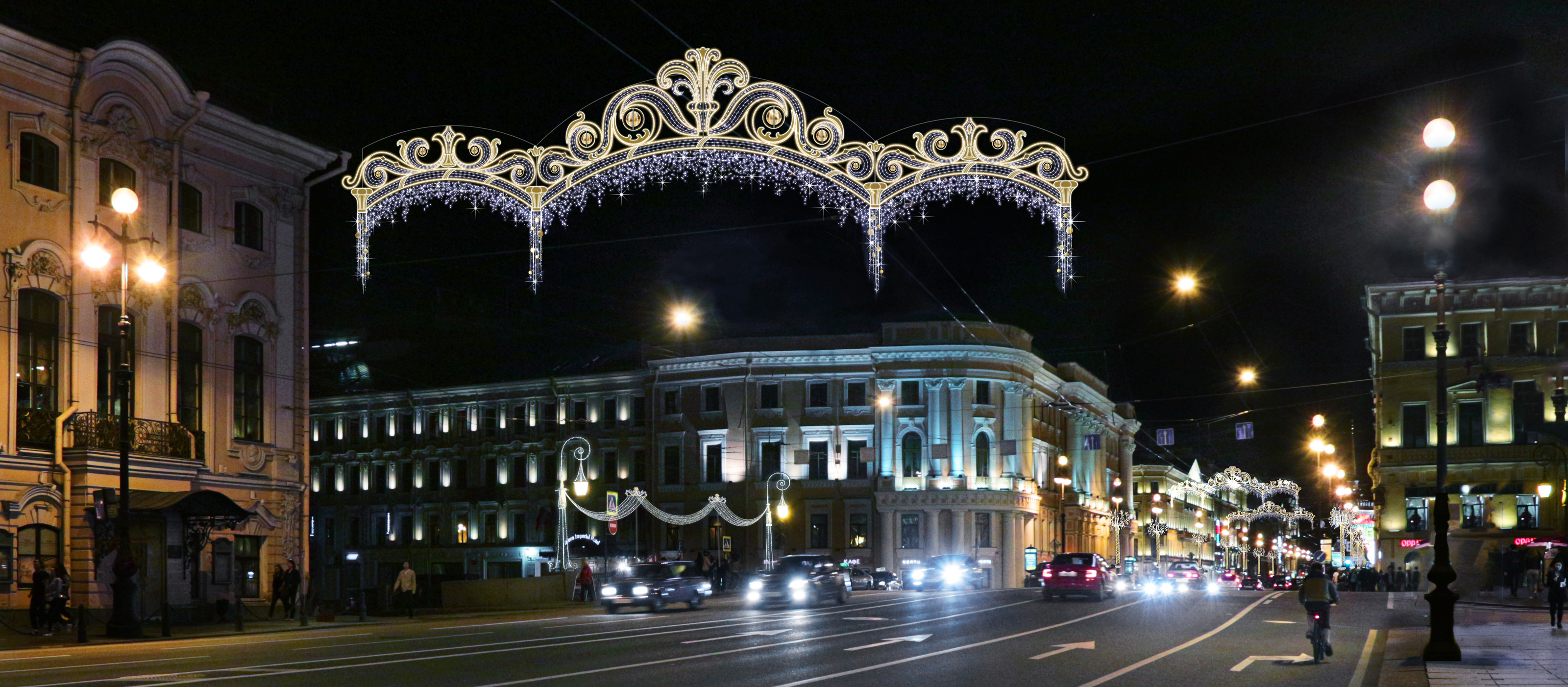 Новогодний Невский проспект (2016–2022) — Изображение №7 — Графика, 3D на Dprofile