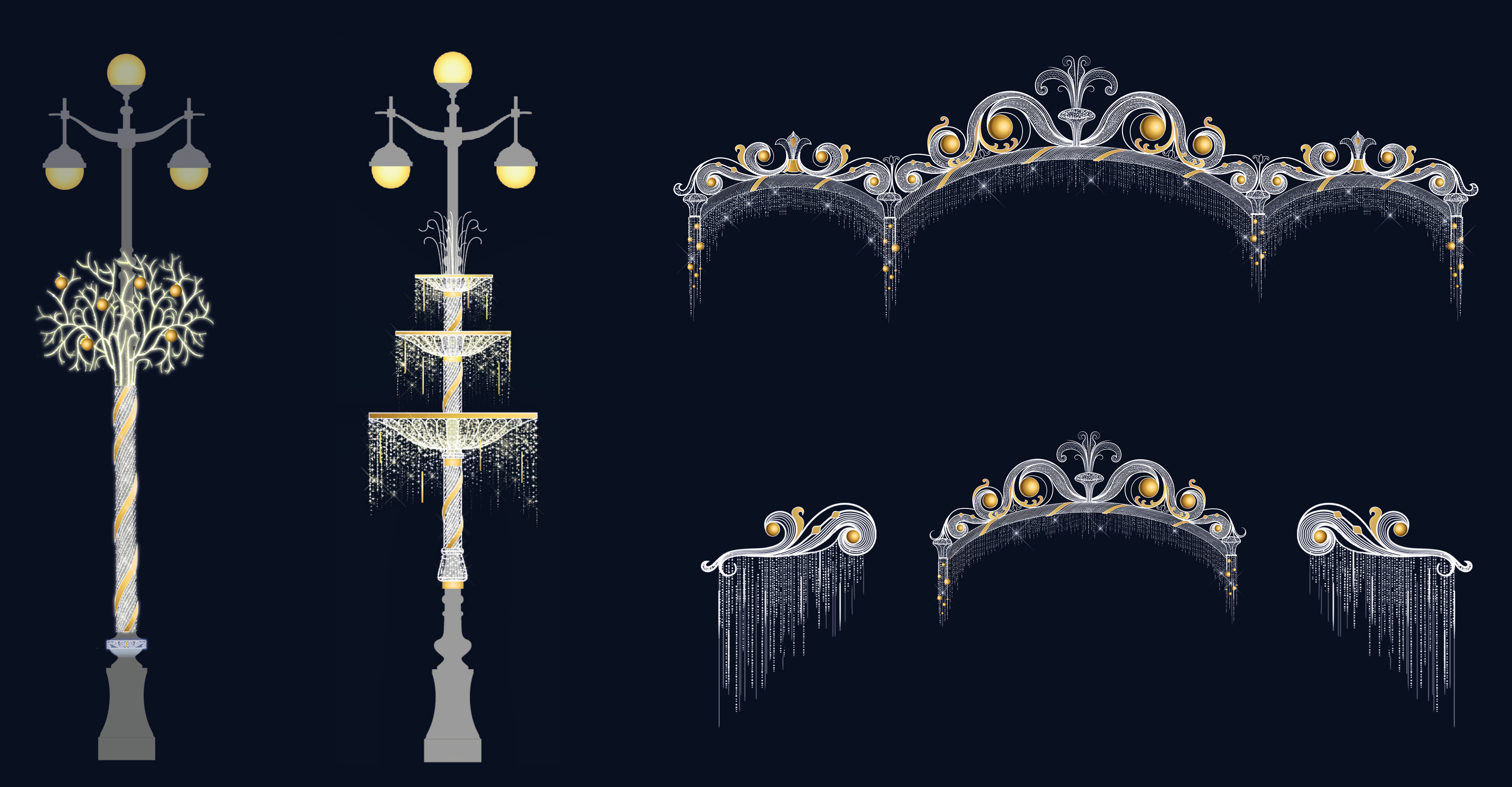 Новогодний Невский проспект (2016–2022) — Изображение №2 — Графика, 3D на Dprofile