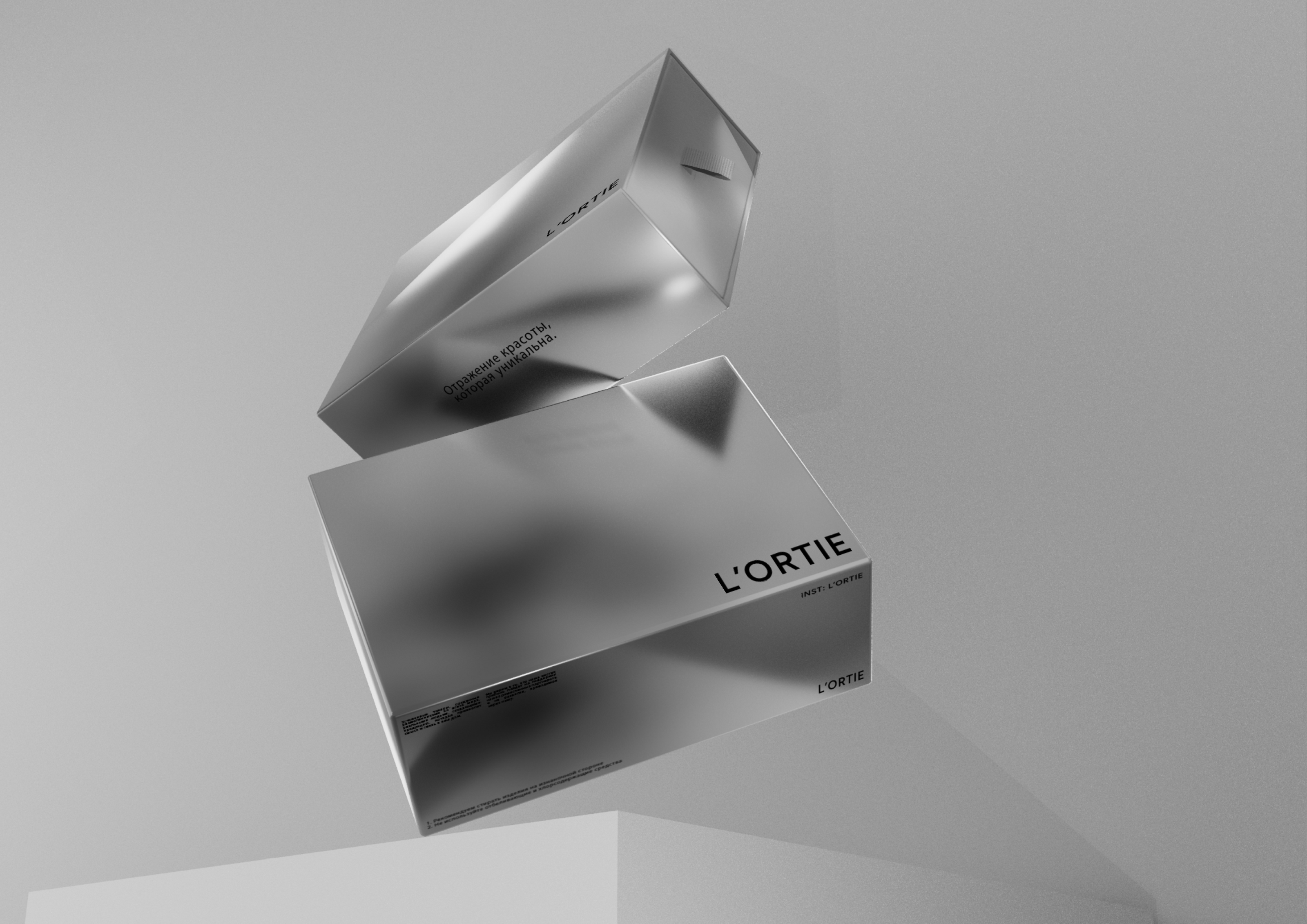 Identity for Women Clothes Shop "L'Ortie" — Изображение №1 — Брендинг, 3D на Dprofile