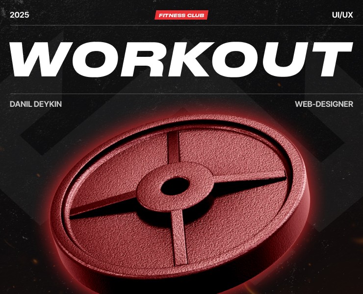 Workout Fitness GYM – Landing page Website Design на Dprofile