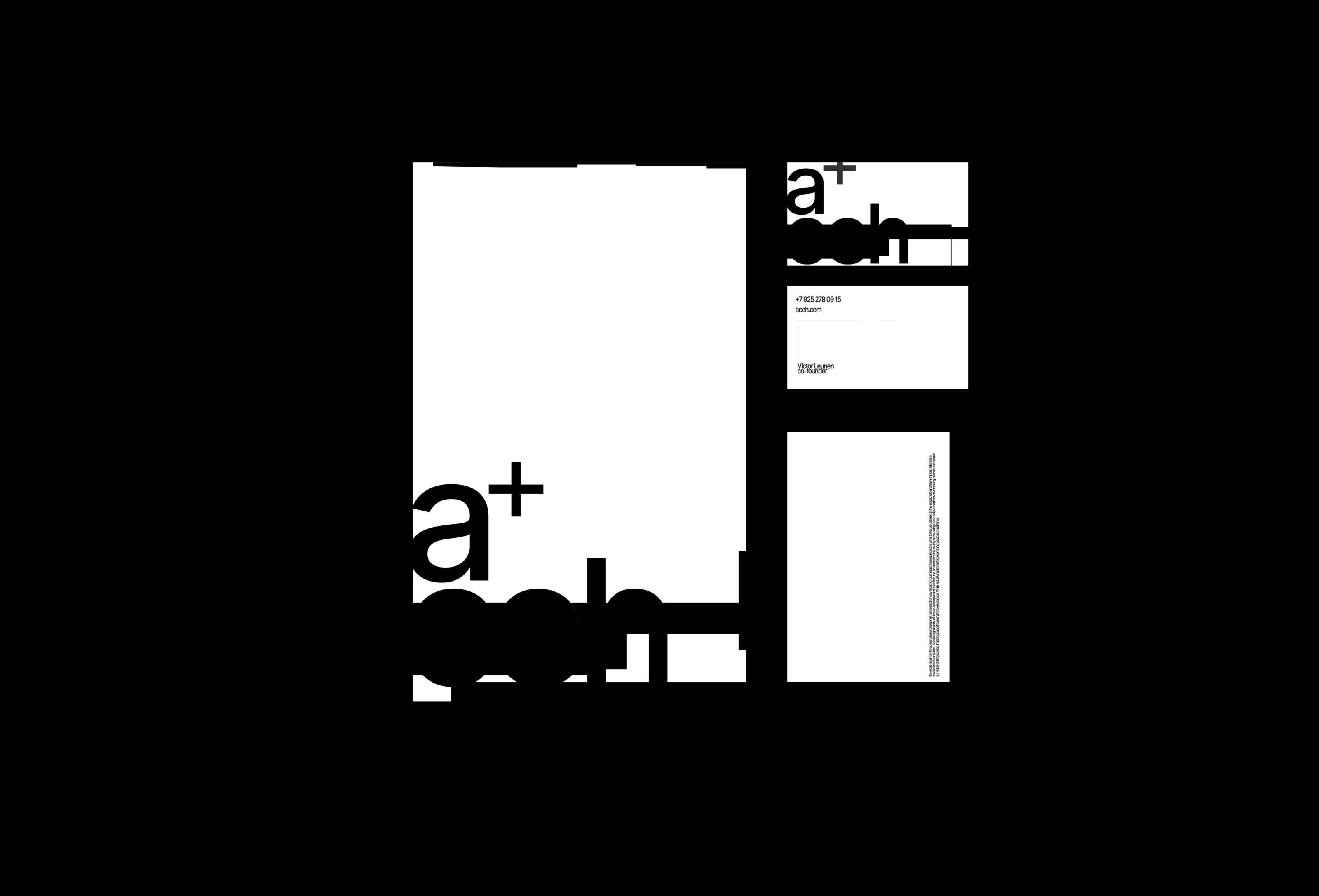 a+ceh / архитектурное бюро — Изображение №4 — Брендинг на Dprofile