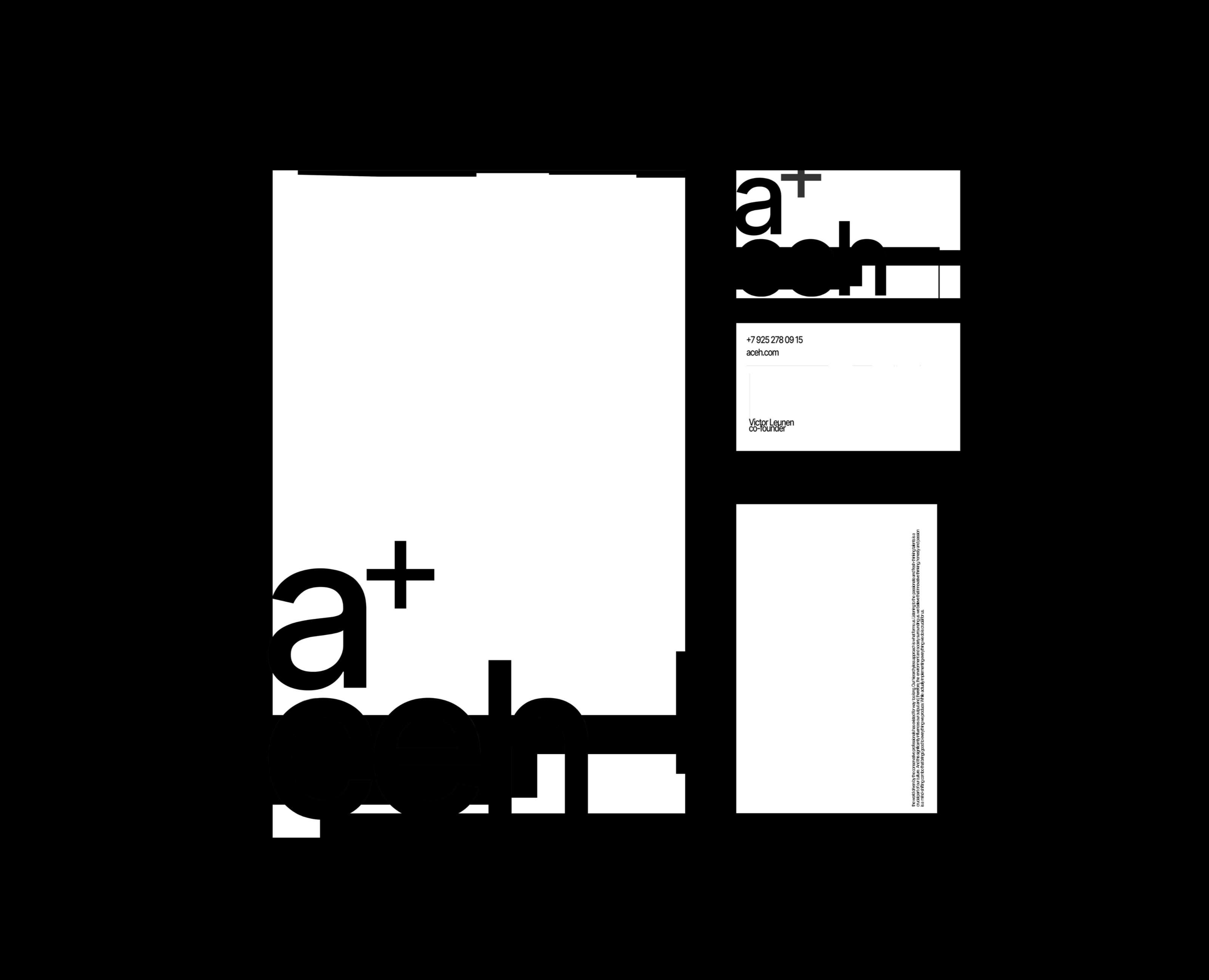 a+ceh / архитектурное бюро — Брендинг на Dprofile