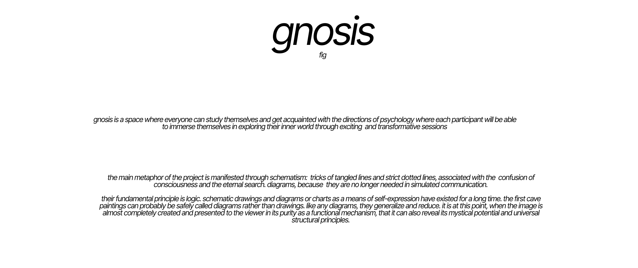 gnosis / психоаналитический фестиваль — Изображение №1 — Брендинг на Dprofile